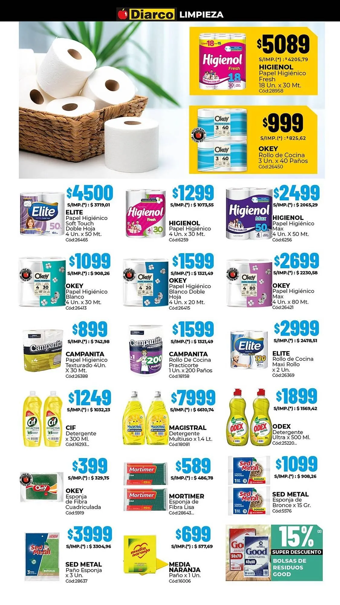 Ofertas de Catálogo Diarco 30 de marzo al 3 de abril 2026 - Página 15 del catálogo