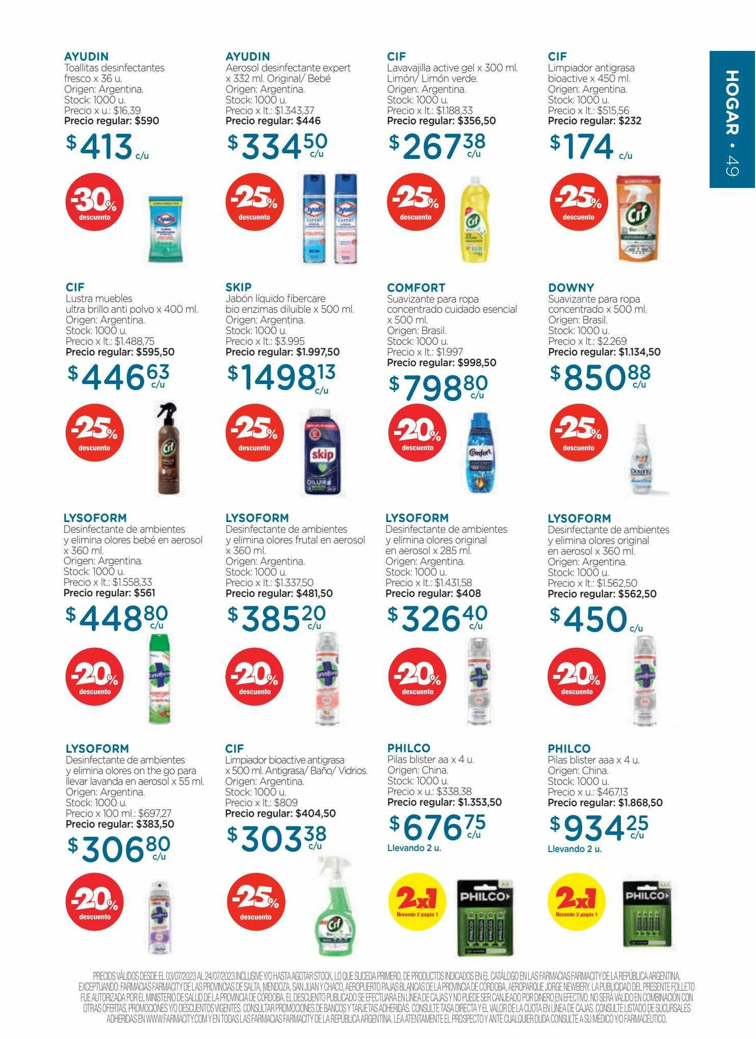 Ofertas de Catálogo Farmacity 7 de julio al 25 de julio 2023 - Página 48 del catálogo