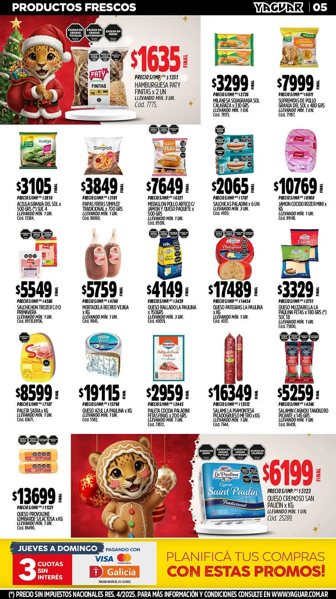Ofertas de Catálogo Supermercados Yaguar 15 de diciembre al 21 de diciembre 2025 - Página 6 del catálogo