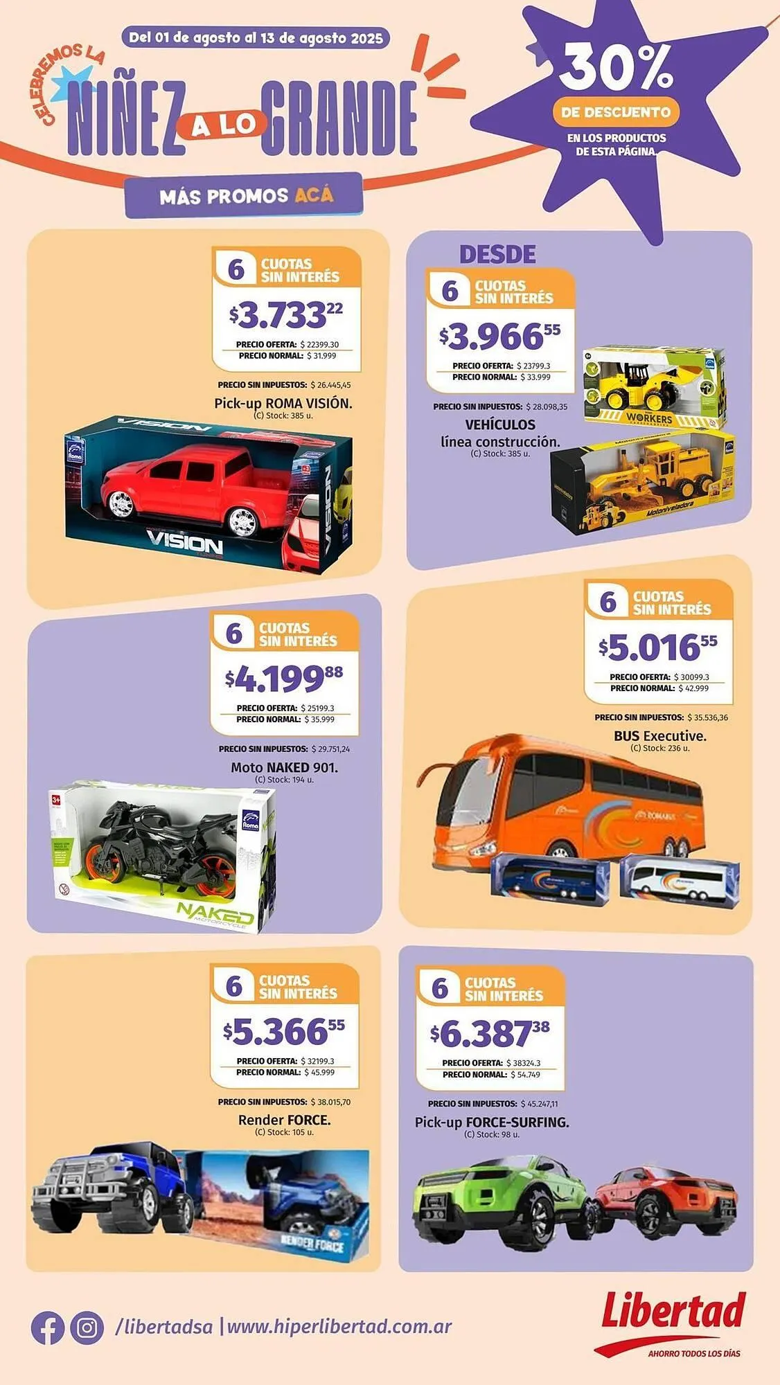 Ofertas de Catálogo Hipermercado Libertad 1 de agosto al 13 de agosto 2025 - Página 5 del catálogo