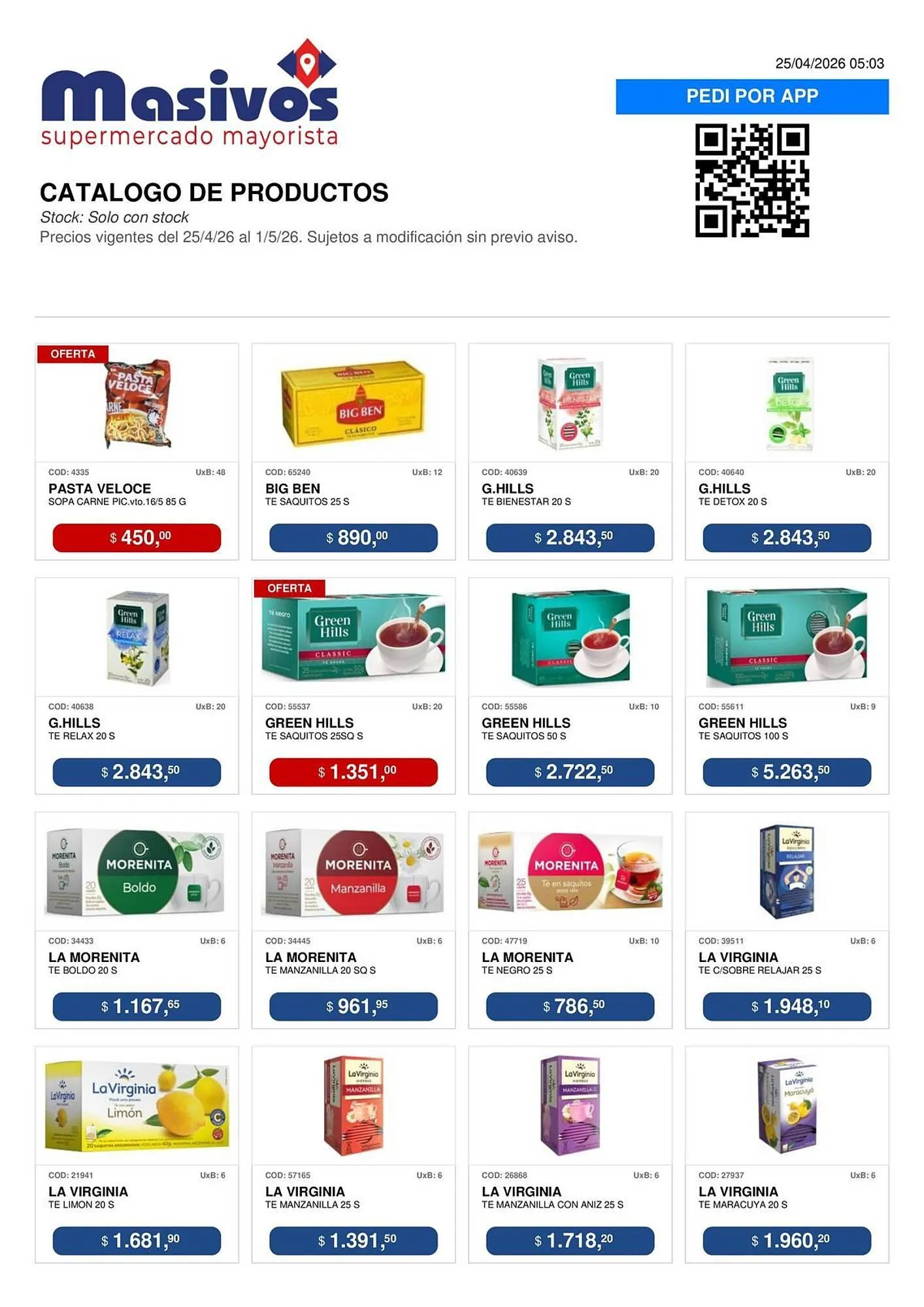 Ofertas de Catálogo Masivos 25 de abril al 1 de mayo 2026 - Página 42 del catálogo