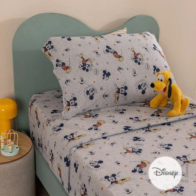 Juego de Sábanas 1 Plaza Mickey Divertido