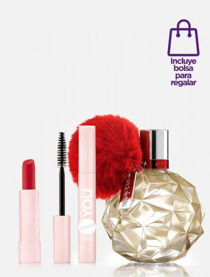 Set Eau De Toilette Love You Heart + Labial Matte You + Mascara de pestañas Lavable You