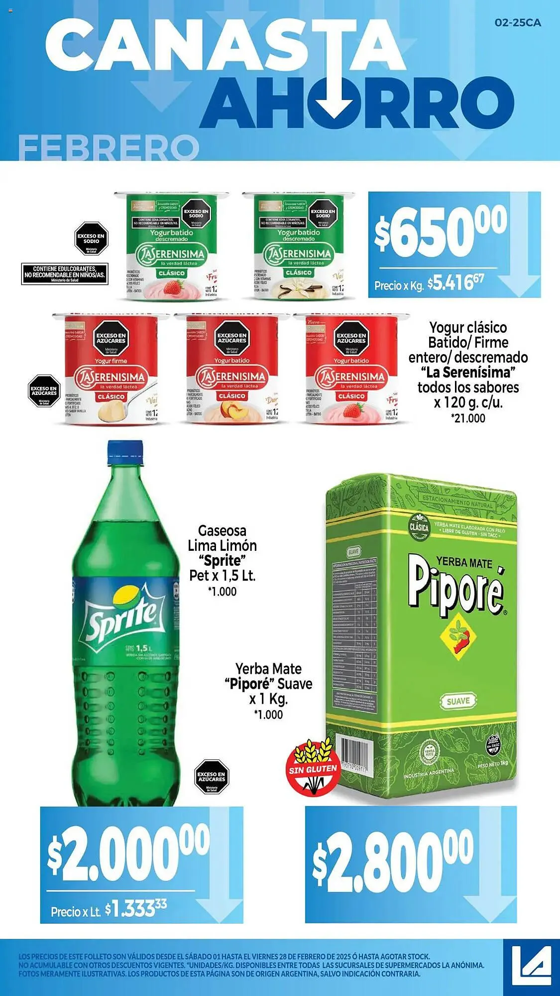 Ofertas de Catálogo La Anonima 1 de febrero al 28 de febrero 2025 - Página 1 del catálogo