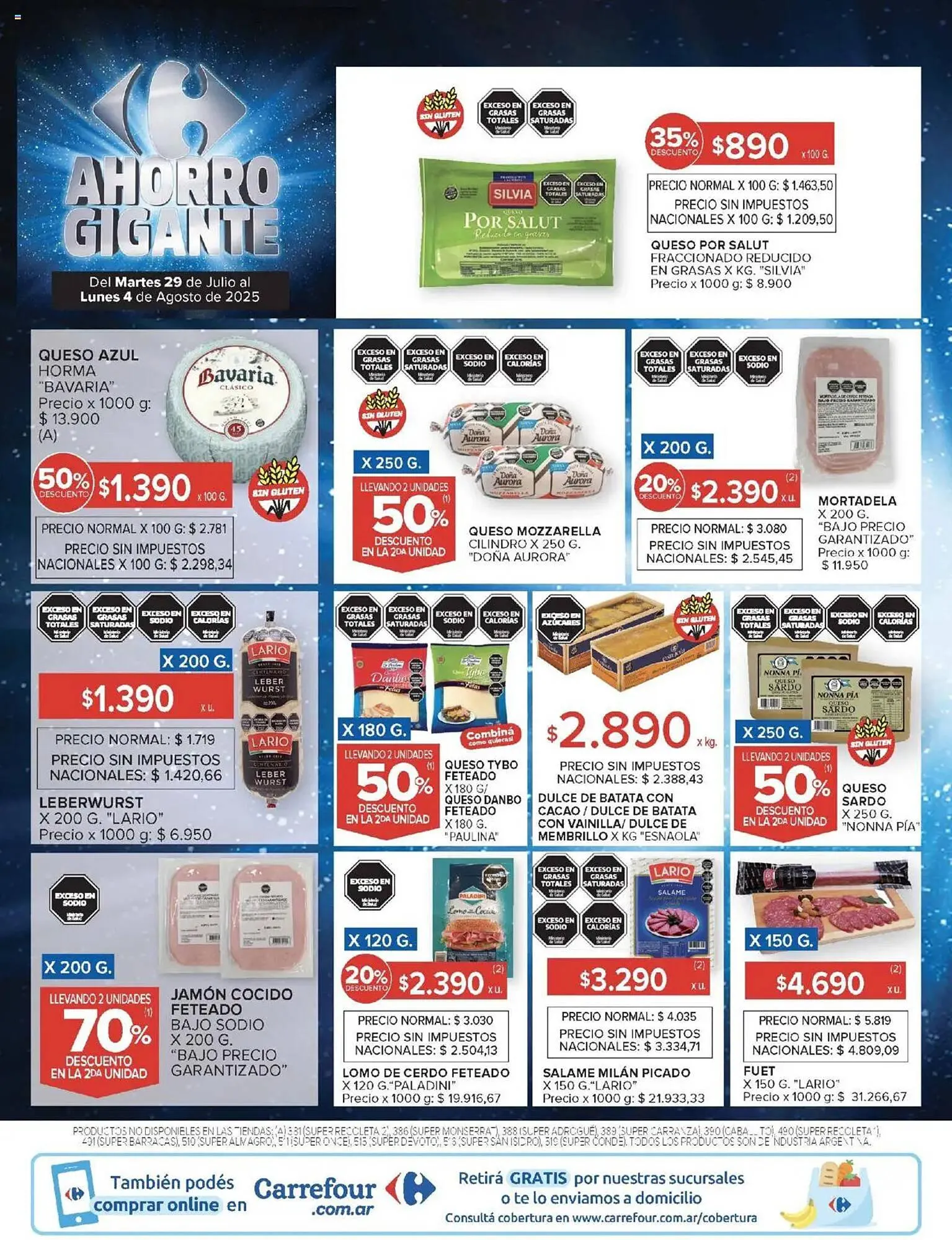 Ofertas de Catálogo Carrefour Market 29 de julio al 5 de agosto 2025 - Página 16 del catálogo