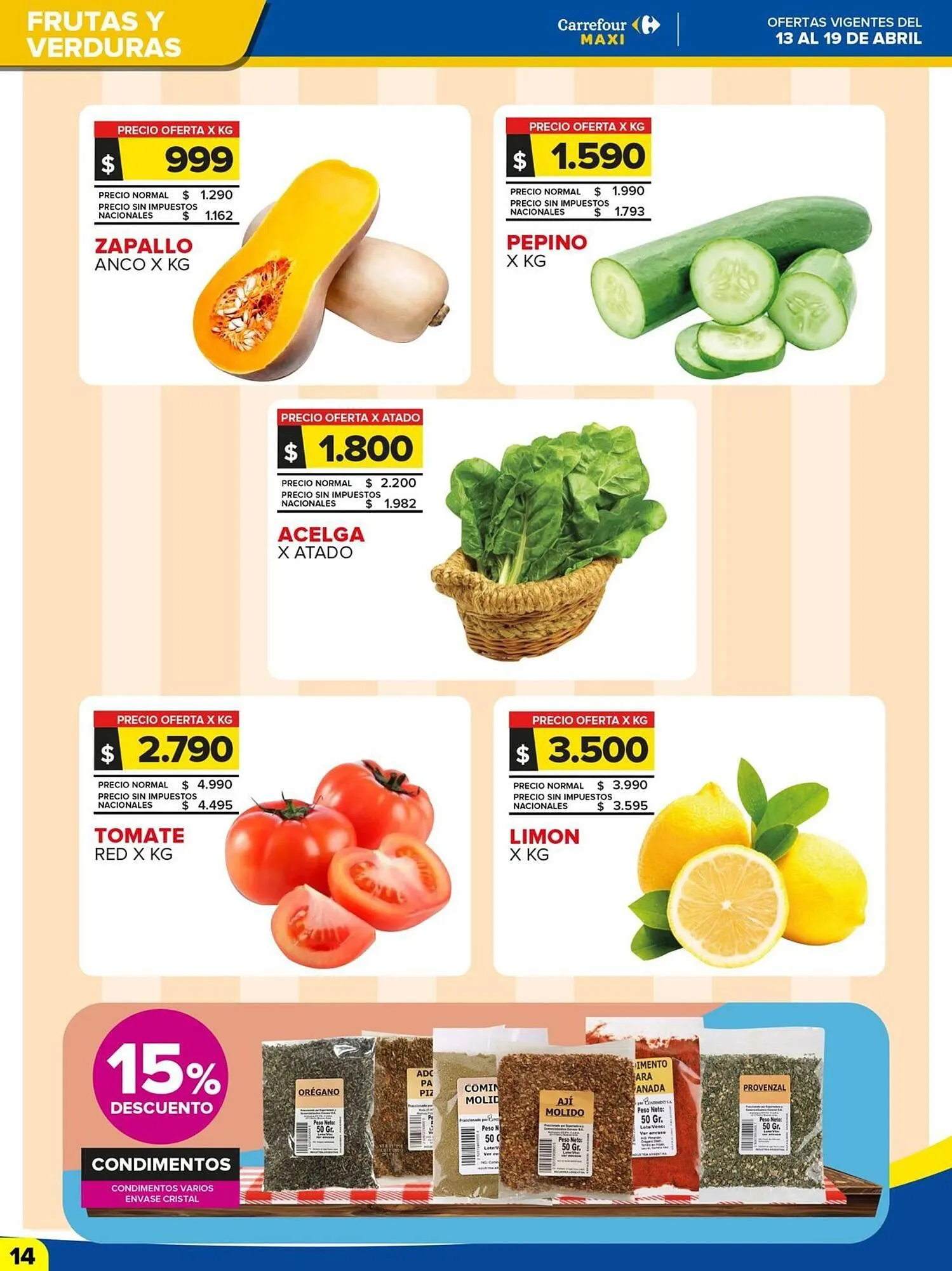 Ofertas de Folleto Carrefour Maxi 13 de abril al 20 de abril 2026 - Página 14 del catálogo