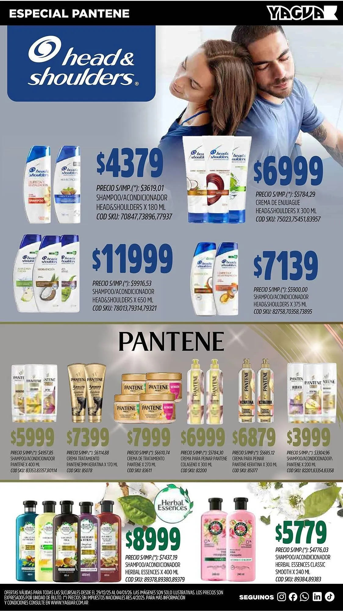 Ofertas de Catálogo Supermercados Yaguar 29 de diciembre al 4 de enero 2026 - Página 7 del catálogo