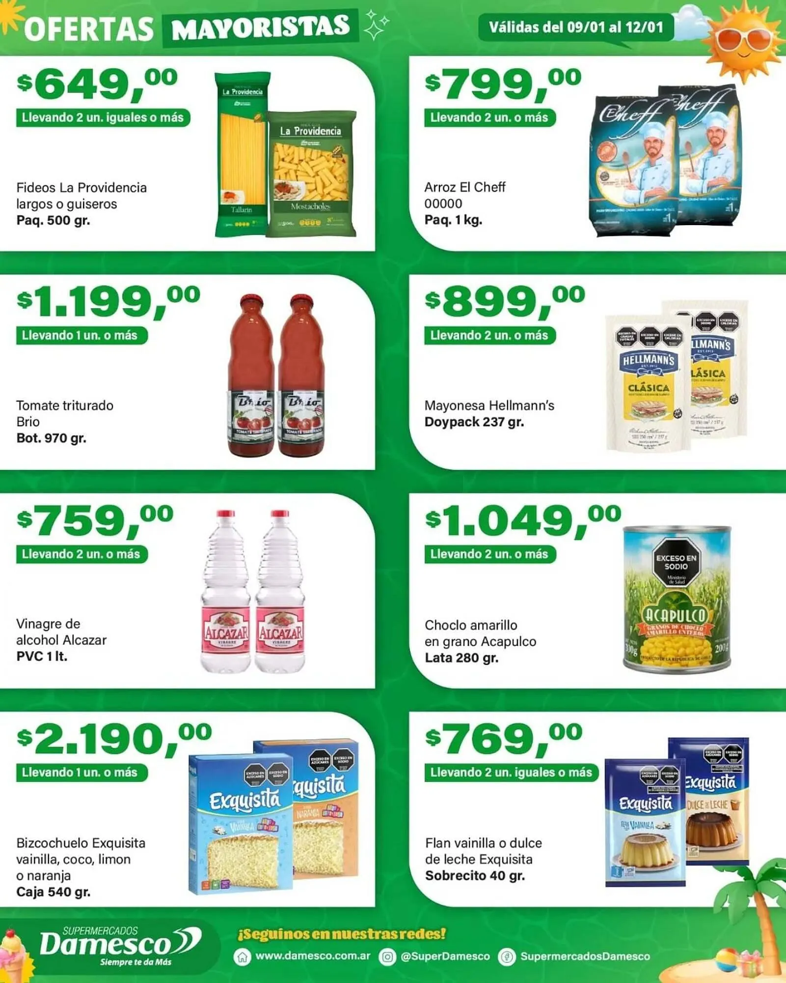 Ofertas de Catálogo Supermercados Damesco 9 de enero al 12 de enero 2026 - Página 4 del catálogo
