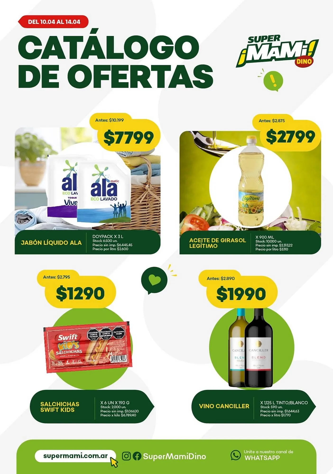 Ofertas de Catálogo Super MAMI 9 de abril al 14 de abril 2026 - Página 1 del catálogo