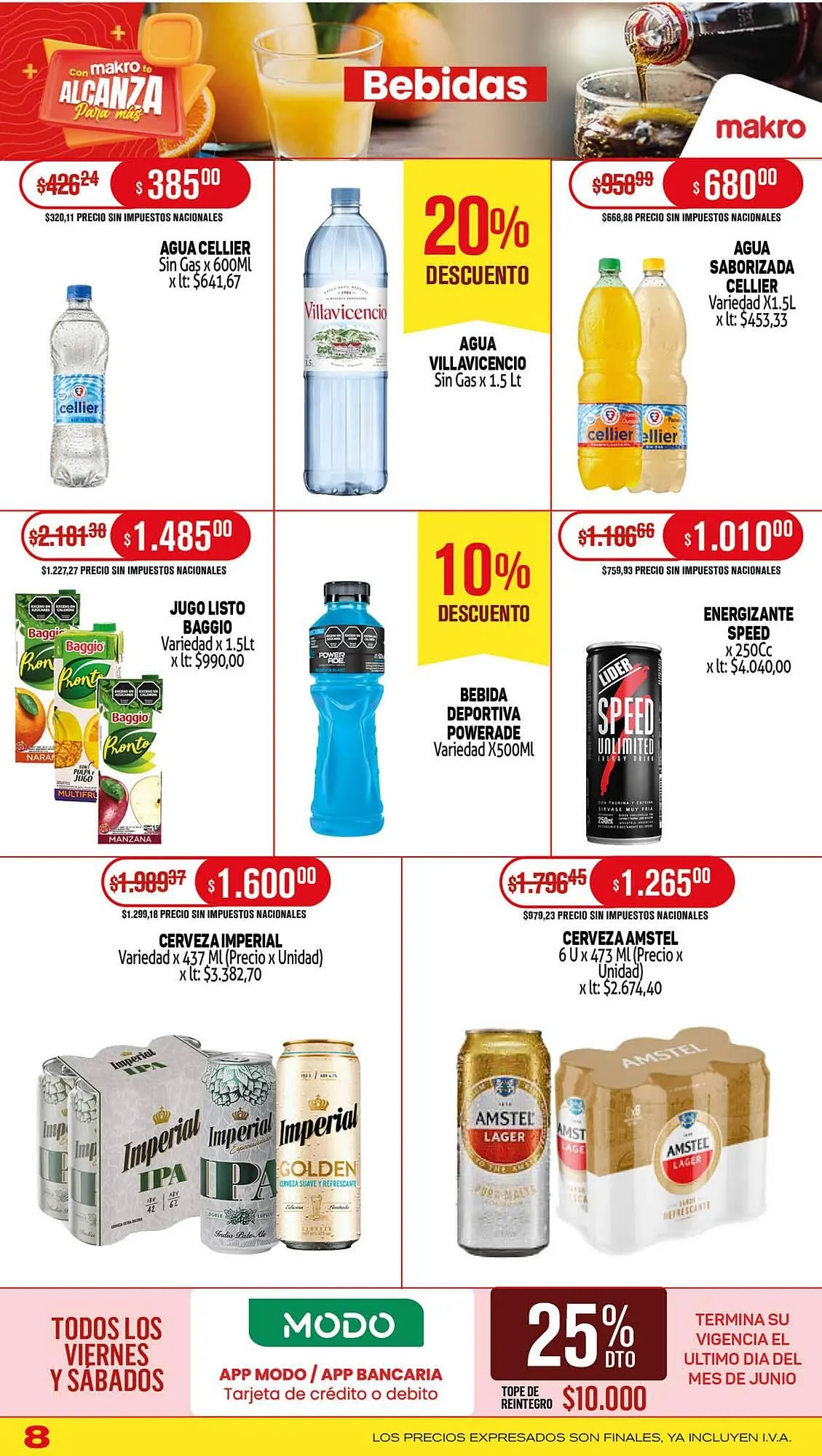 Ofertas de Catálogo Makro 26 de junio al 29 de junio 2025 - Página 8 del catálogo