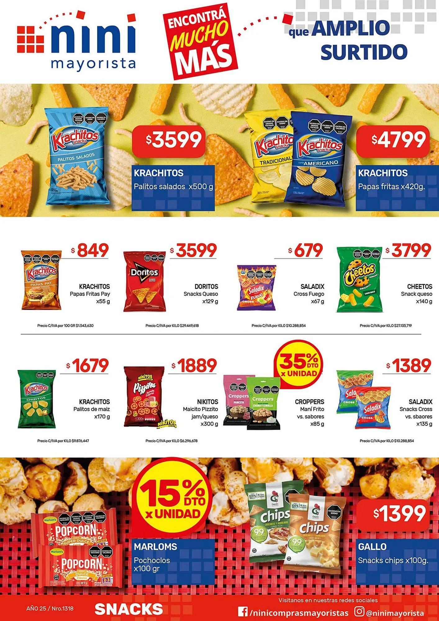 Ofertas de Catálogo Nini Mayorista 28 de julio al 4 de agosto 2025 - Página 30 del catálogo