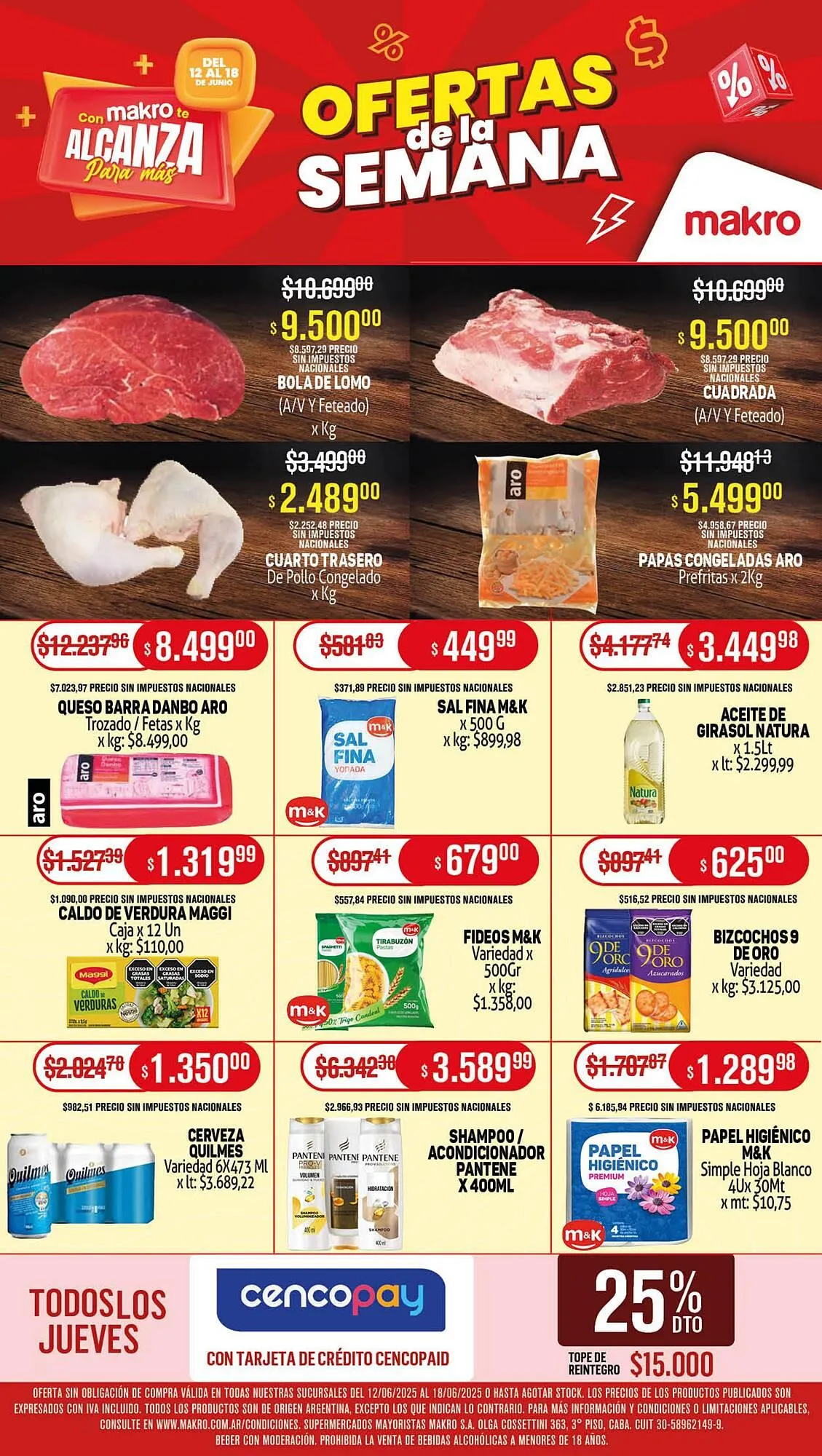 Ofertas de Catálogo Makro 12 de junio al 18 de junio 2025 - Página 1 del catálogo
