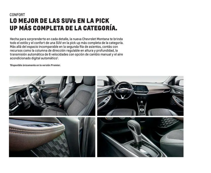 Ofertas de Chevrolet Pickups MONTANA 12 de marzo al 12 de marzo 2025 - Página 4 del catálogo
