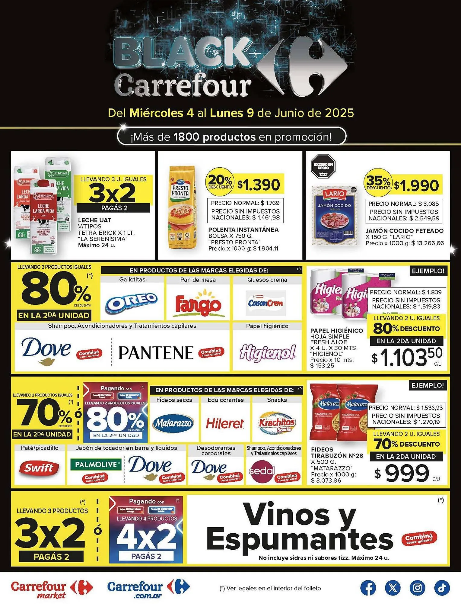 Ofertas de Catálogo Carrefour Market 4 de junio al 9 de junio 2025 - Página 1 del catálogo