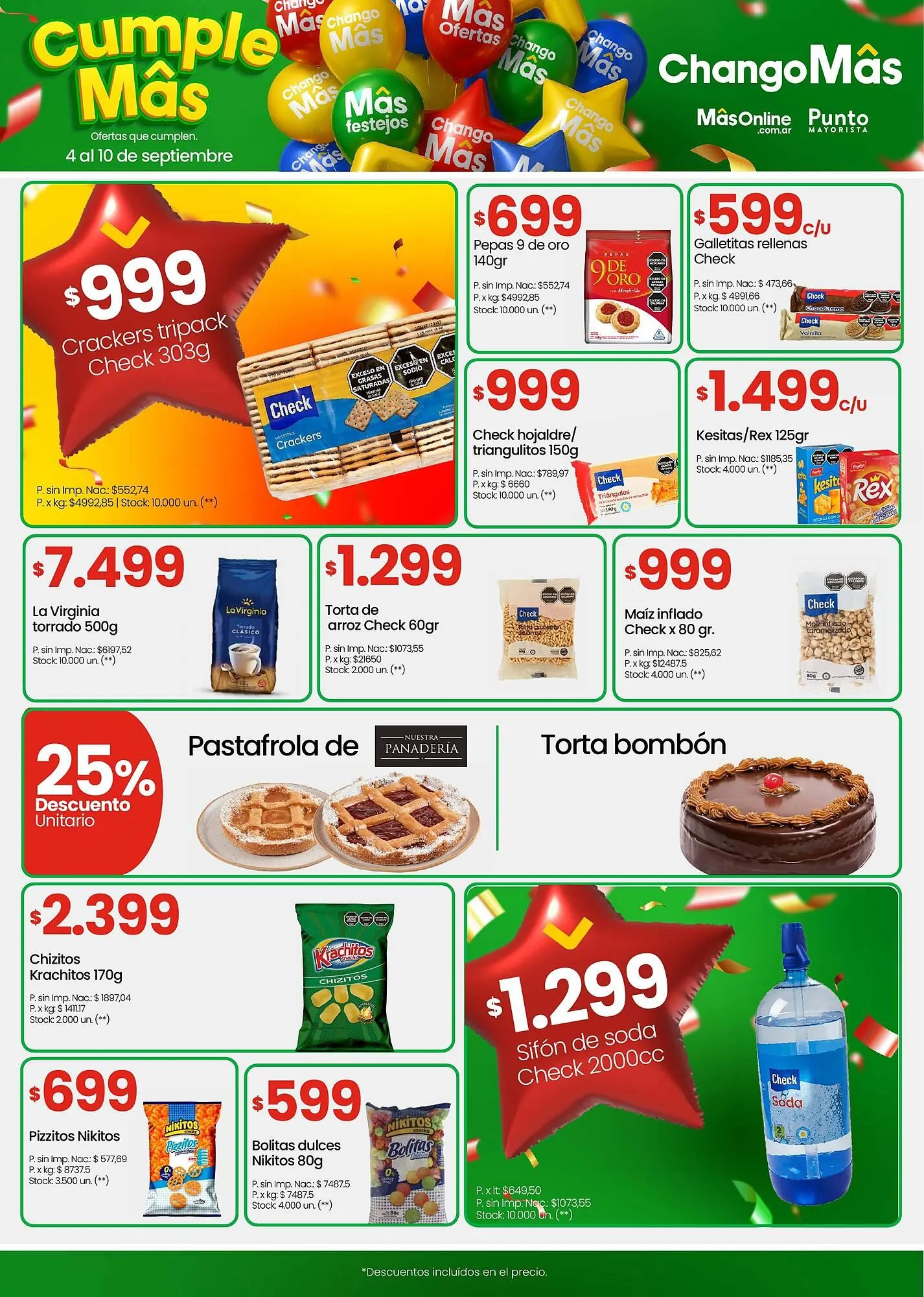 Ofertas de Catálogo Changomas 4 de septiembre al 10 de septiembre 2025 - Página 7 del catálogo