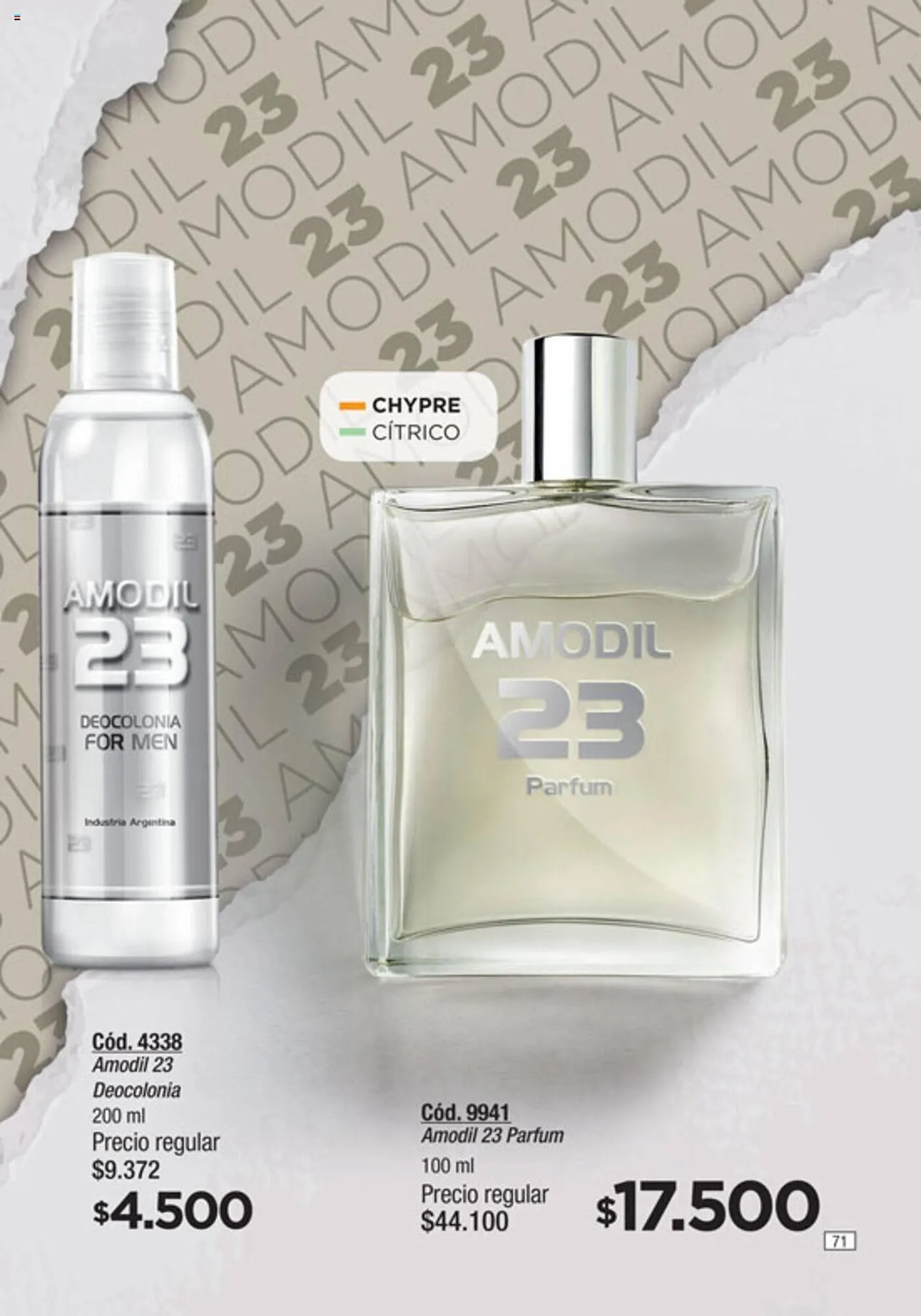 Ofertas de Catálogo Amodil 2 de octubre al 15 de octubre 2024 - Página 71 del catálogo