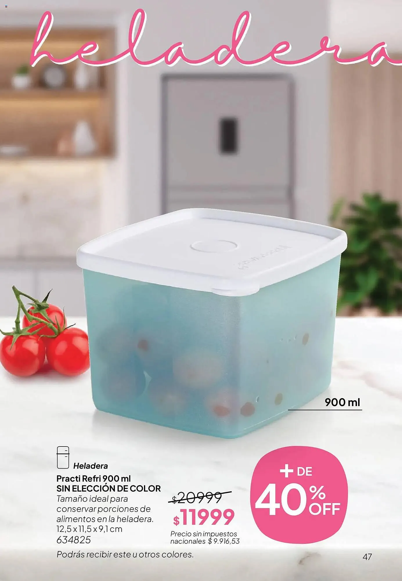 Ofertas de Folleto Tupperware 28 de abril al 31 de mayo 2026 - Página 48 del catálogo