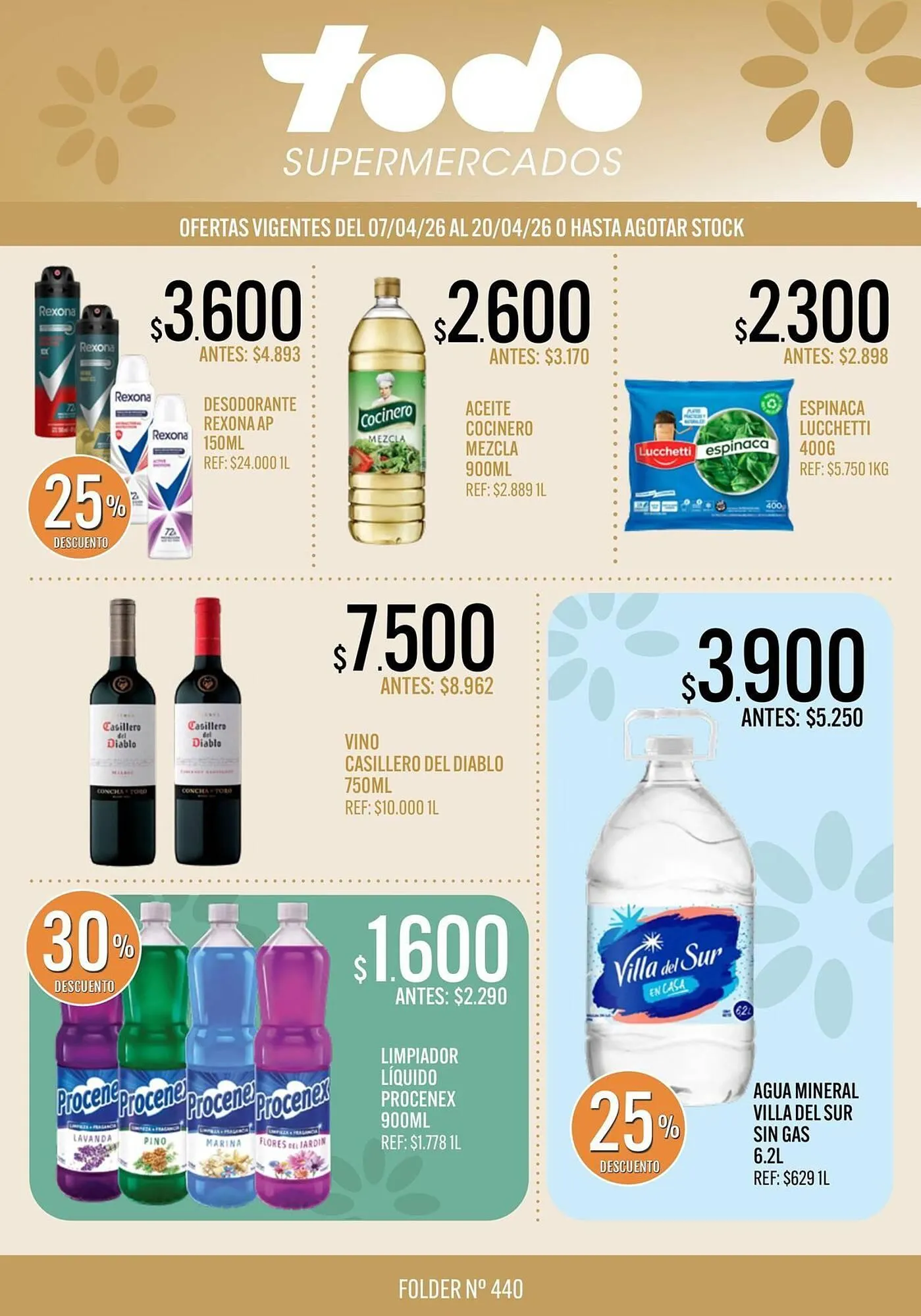 Ofertas de Catálogo Supermercados Todo 7 de abril al 20 de abril 2026 - Página 1 del catálogo