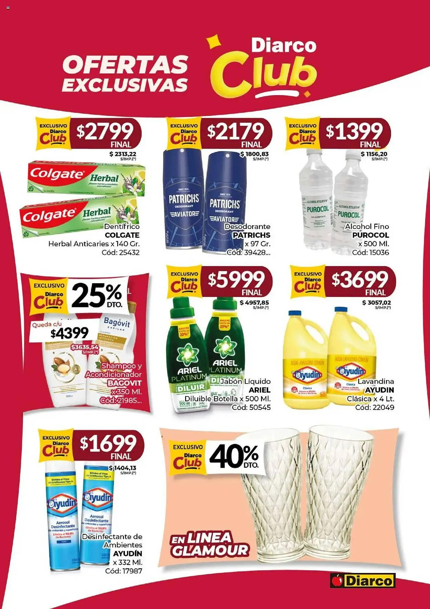 Ofertas de Catálogo Diarco 26 de mayo al 31 de mayo 2025 - Página 8 del catálogo