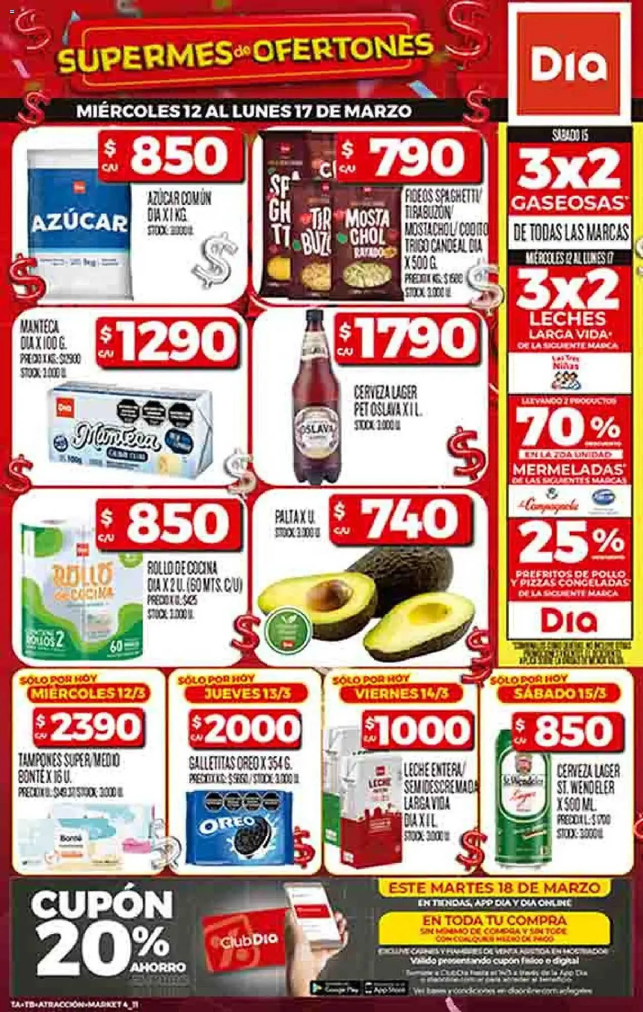 Ofertas de Catálogo Supermercados DIA 12 de marzo al 17 de marzo 2025 - Página 1 del catálogo