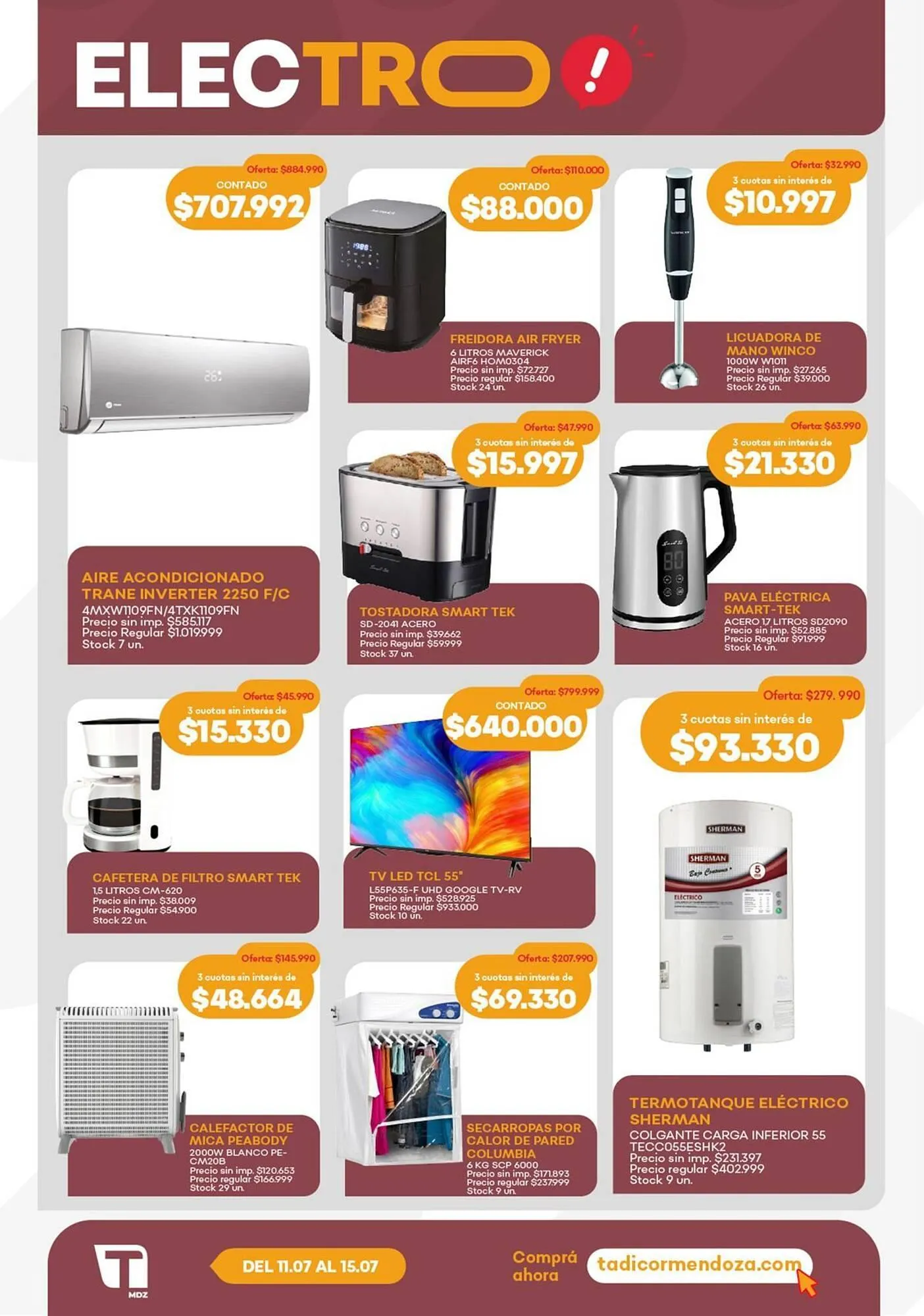 Ofertas de Catálogo Supermercados Tadicor 11 de julio al 15 de julio 2025 - Página 10 del catálogo