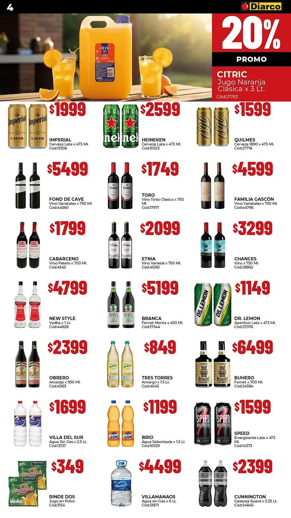 Ofertas de Catálogo Diarco 22 de diciembre al 26 de diciembre 2025 - Página 4 del catálogo