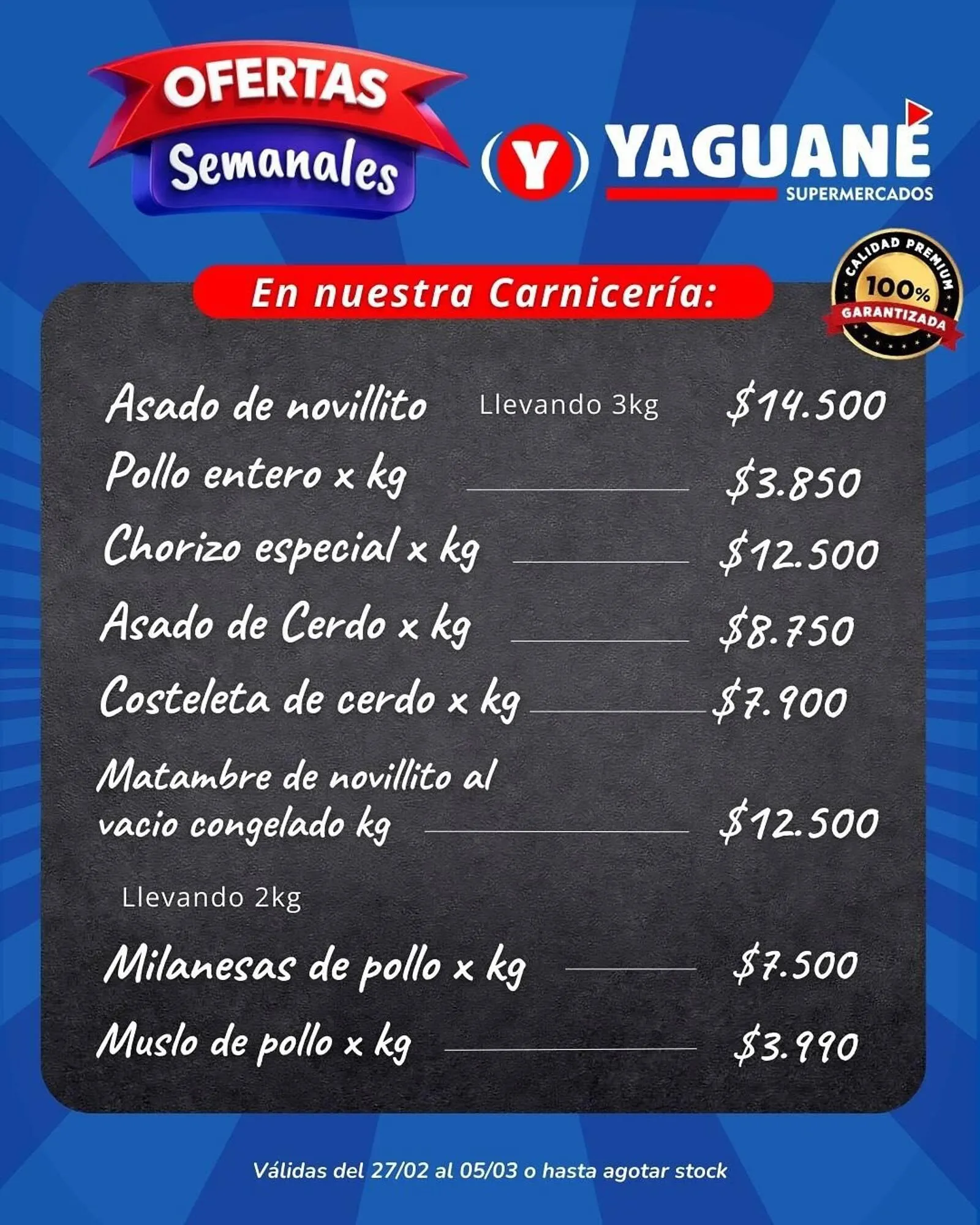 Ofertas de Catálogo Yaguane Supermercados 27 de febrero al 5 de marzo 2026 - Página 4 del catálogo