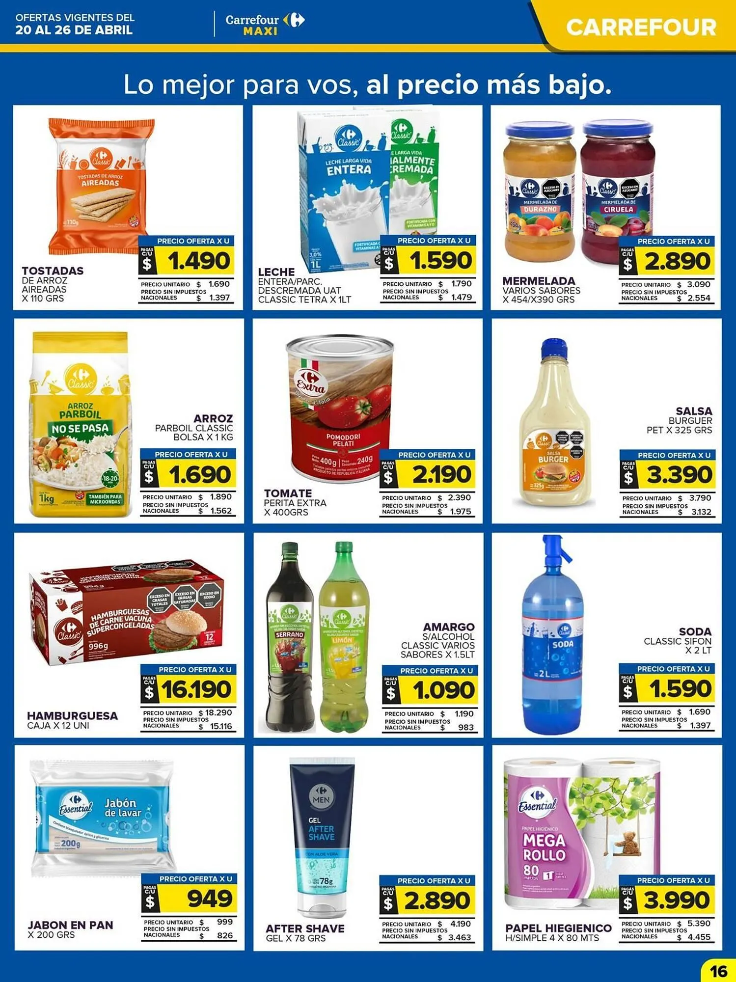 Ofertas de Folleto Carrefour Maxi 20 de abril al 27 de abril 2026 - Página 16 del catálogo