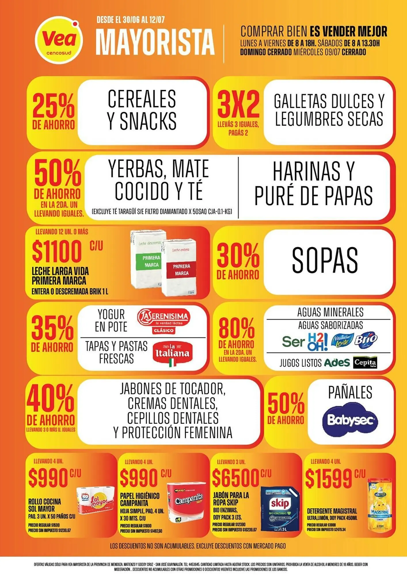 Ofertas de Catálogo Supermercados Vea 30 de junio al 12 de julio 2025 - Página 1 del catálogo