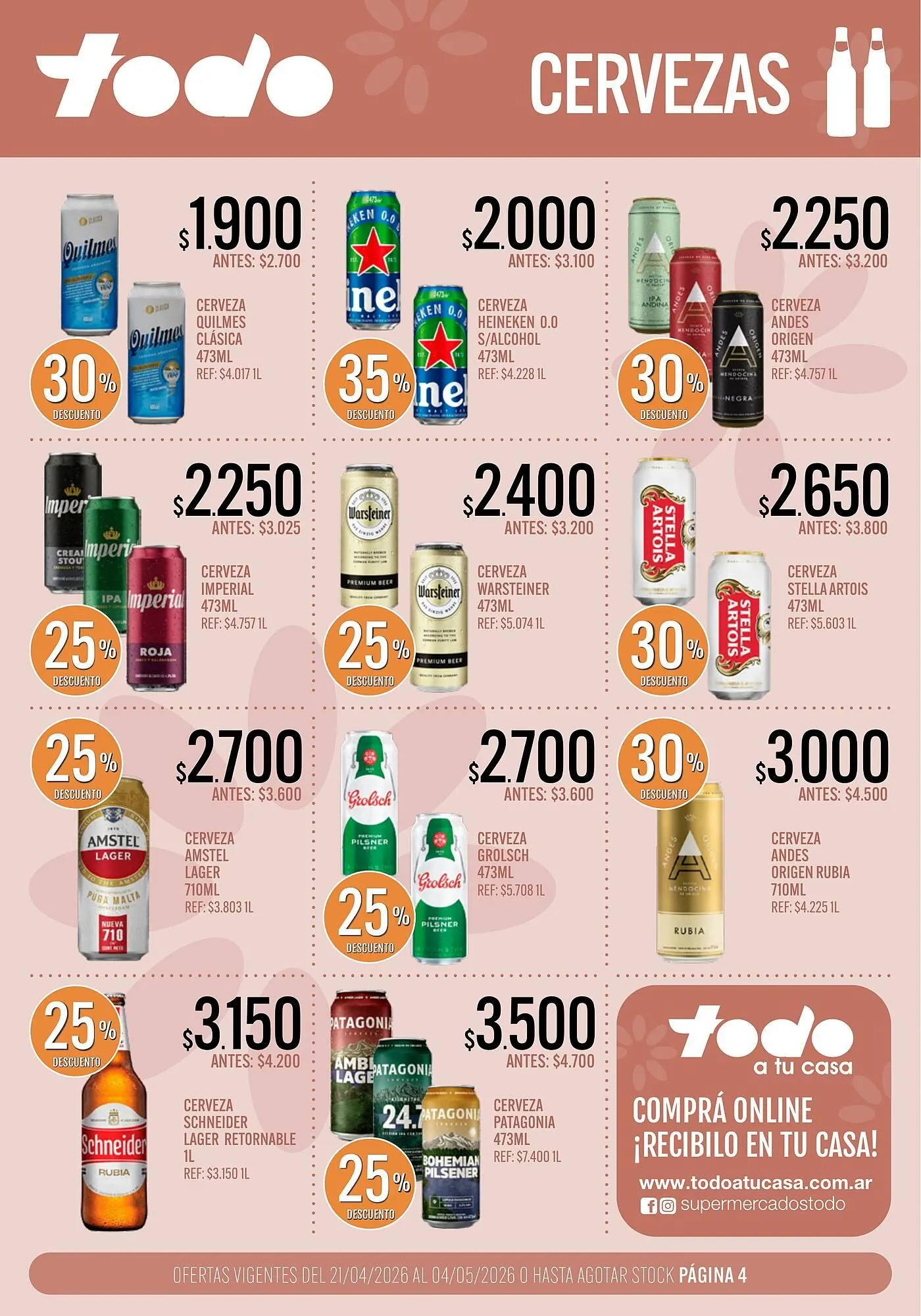 Ofertas de Catálogo Supermercados Todo 21 de abril al 4 de mayo 2026 - Página 4 del catálogo