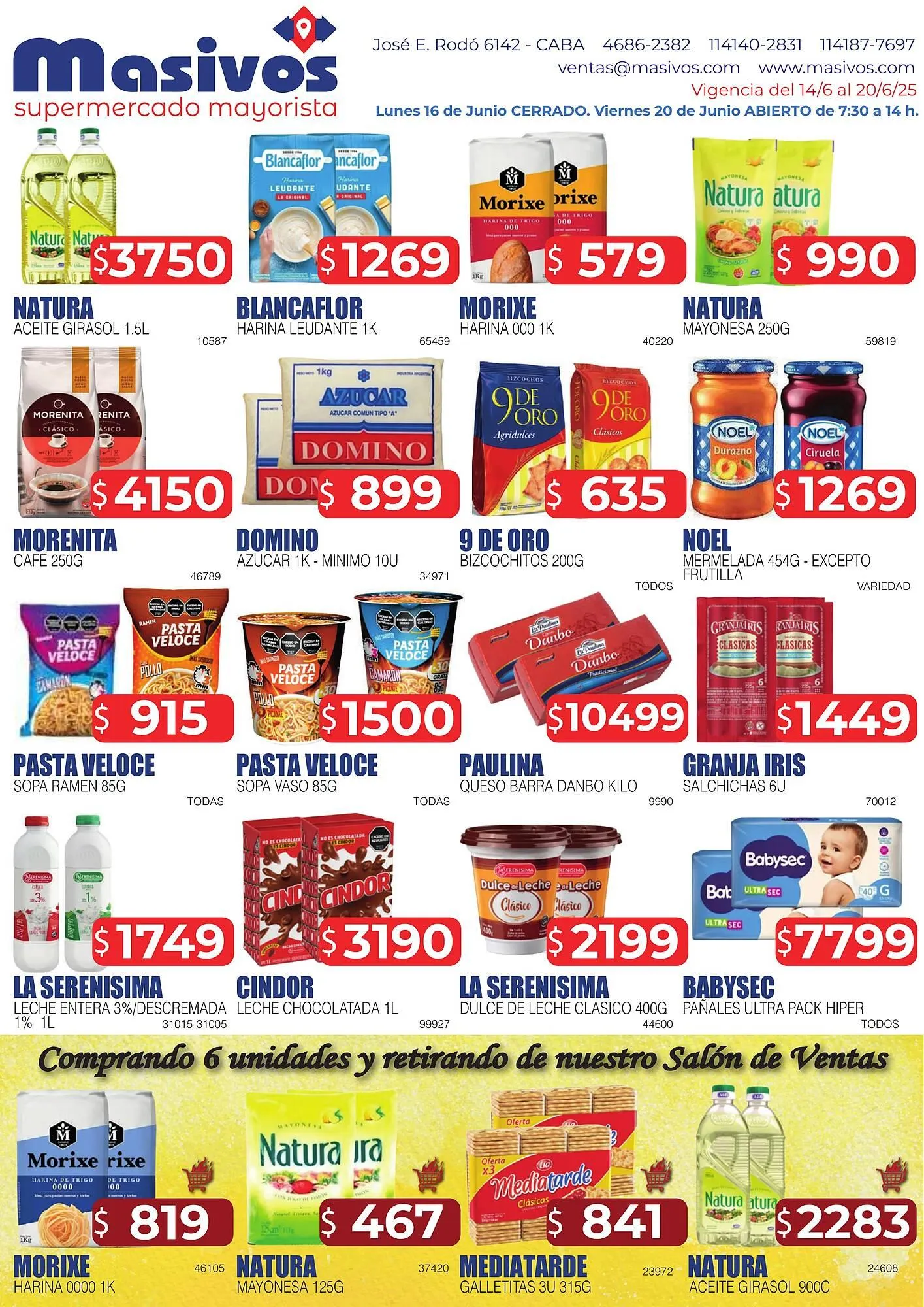 Ofertas de Catálogo Masivos 14 de junio al 20 de junio 2025 - Página 1 del catálogo