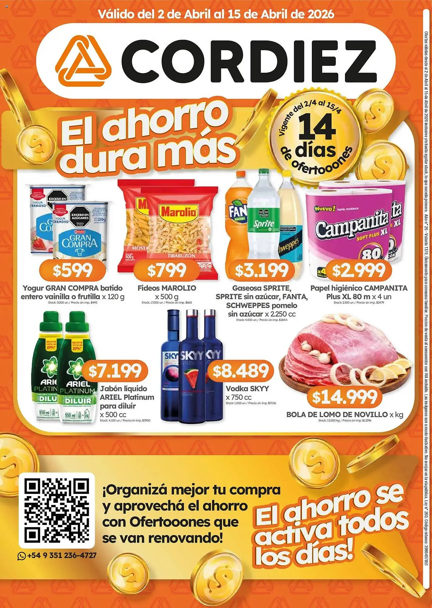Ofertas de Folleto Cordiez 1 de abril al 15 de abril 2026 - Página 12 del catálogo