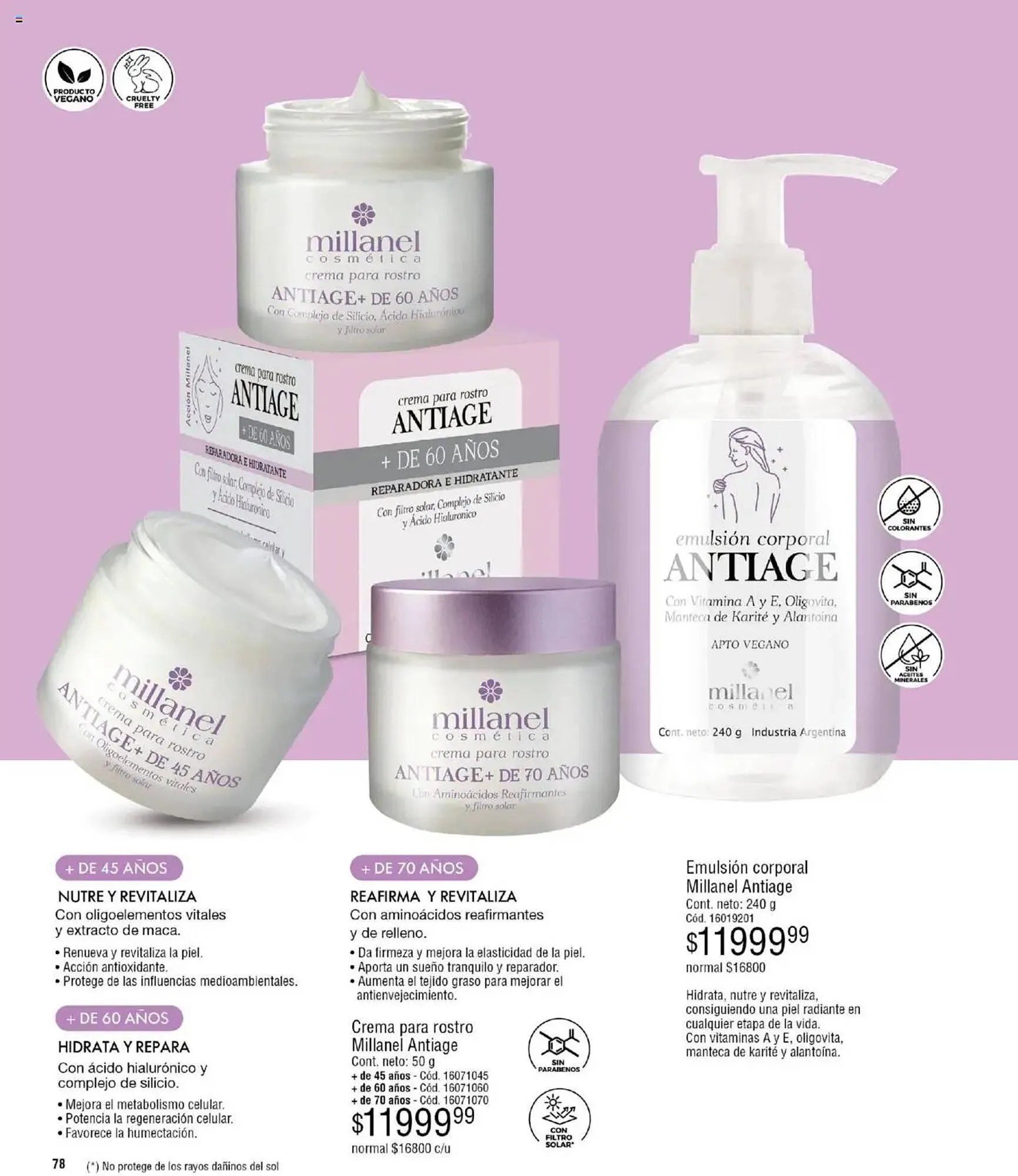 Ofertas de Catálogo Millanel Cosmética 31 de marzo al 27 de abril 2025 - Página 78 del catálogo