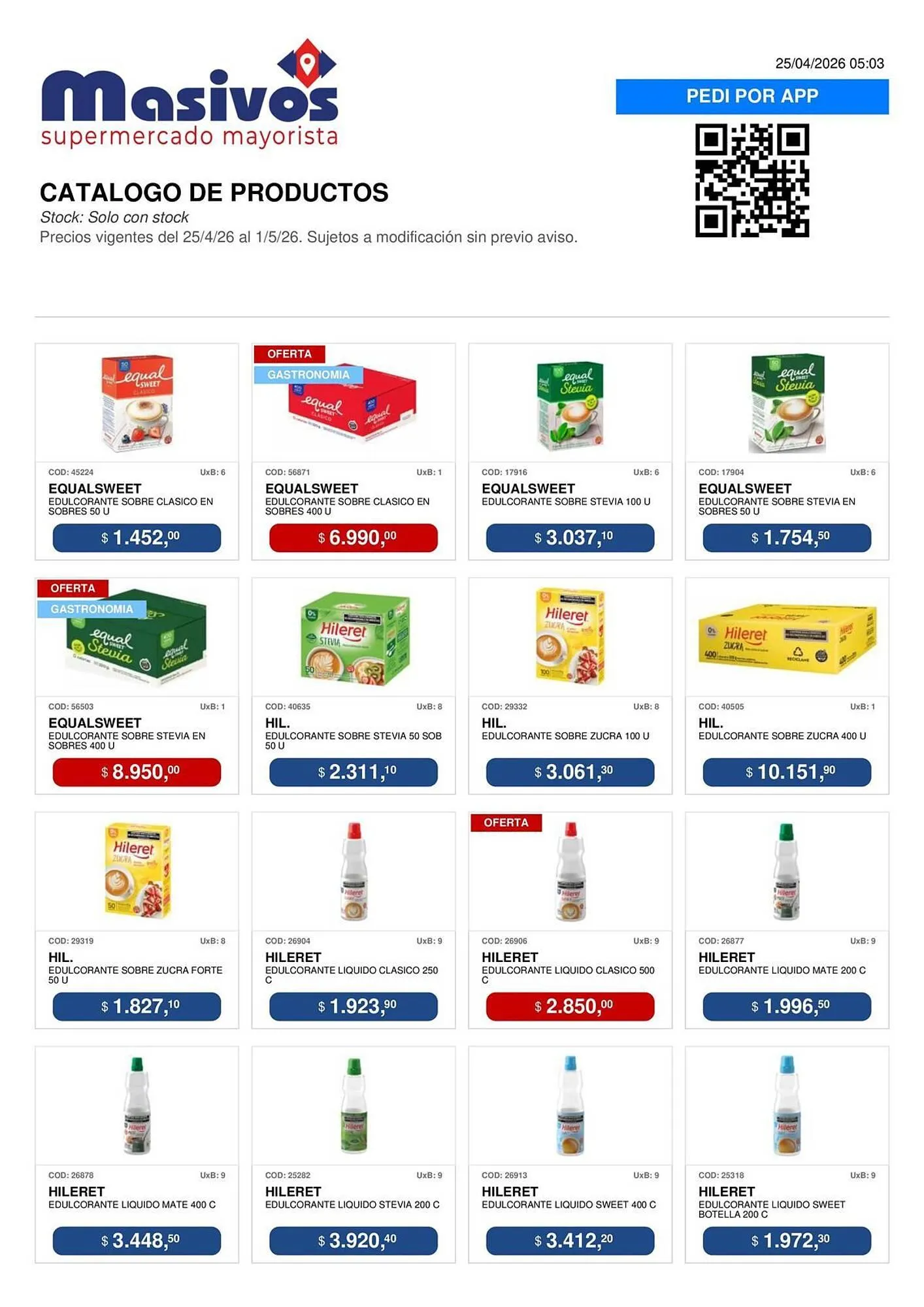 Ofertas de Catálogo Masivos 25 de abril al 1 de mayo 2026 - Página 19 del catálogo