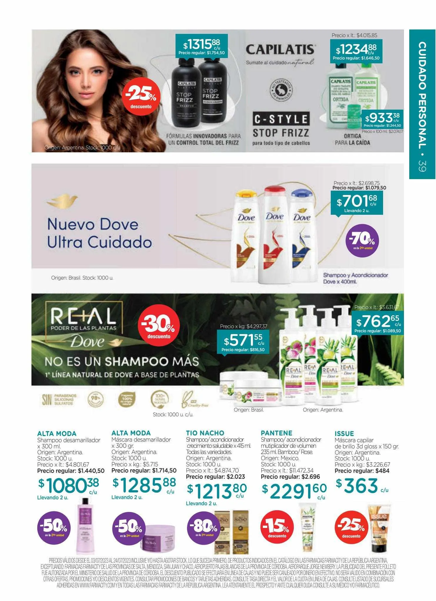 Ofertas de Catálogo Farmacity 7 de julio al 25 de julio 2023 - Página 38 del catálogo