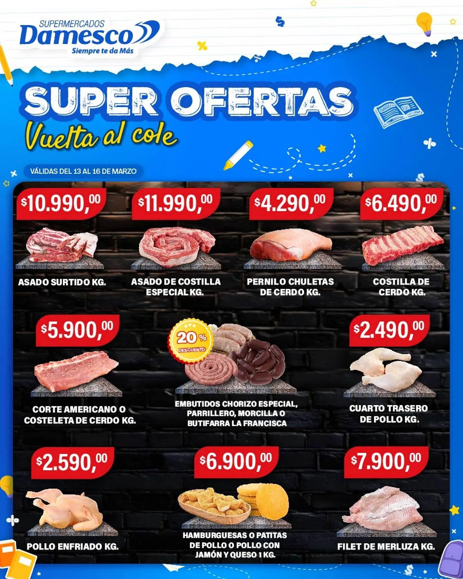 Ofertas de Catálogo Supermercados Damesco 13 de marzo al 16 de marzo 2025 - Página 1 del catálogo