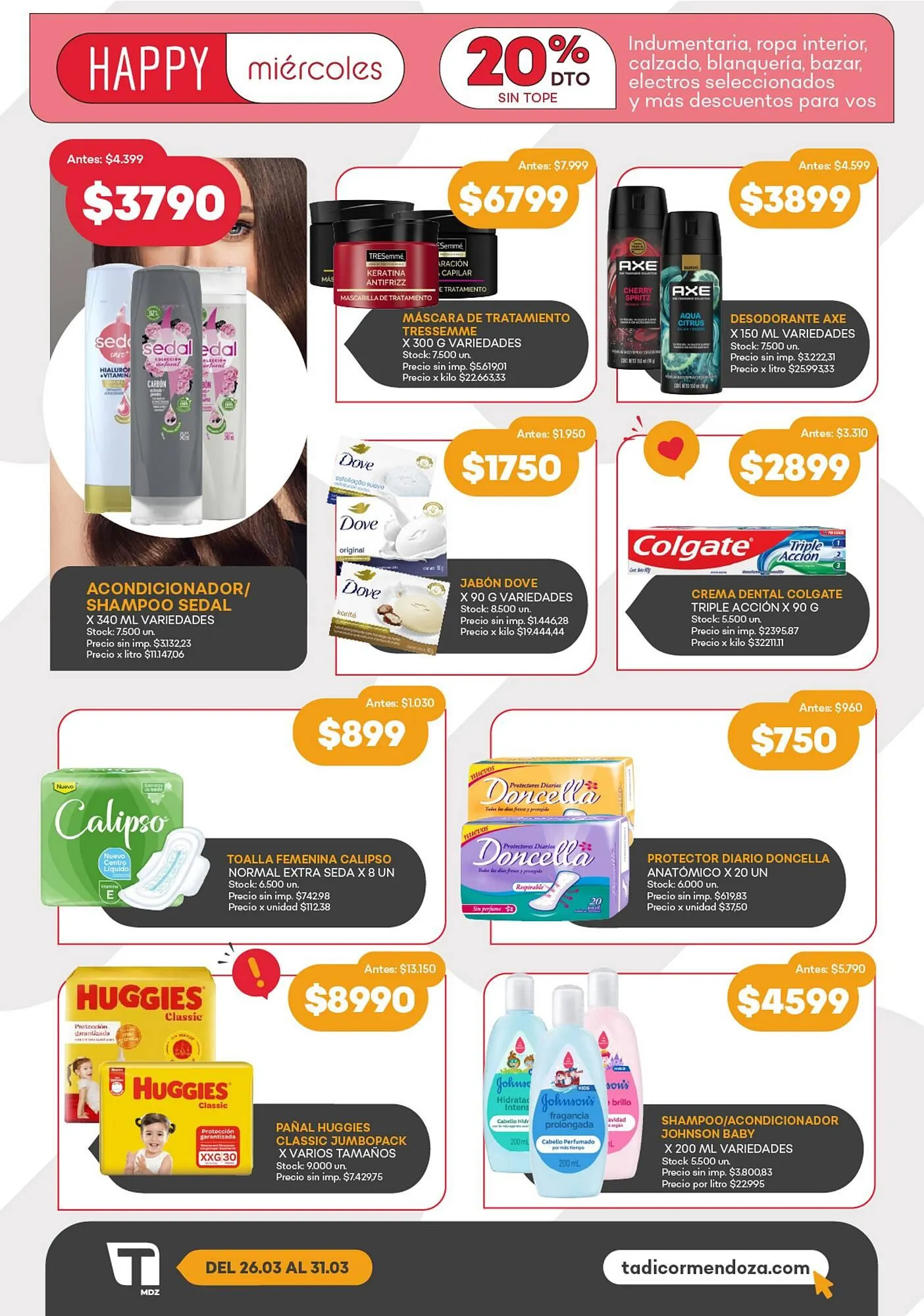 Ofertas de Catálogo Supermercados Tadicor 25 de marzo al 31 de marzo 2026 - Página 9 del catálogo