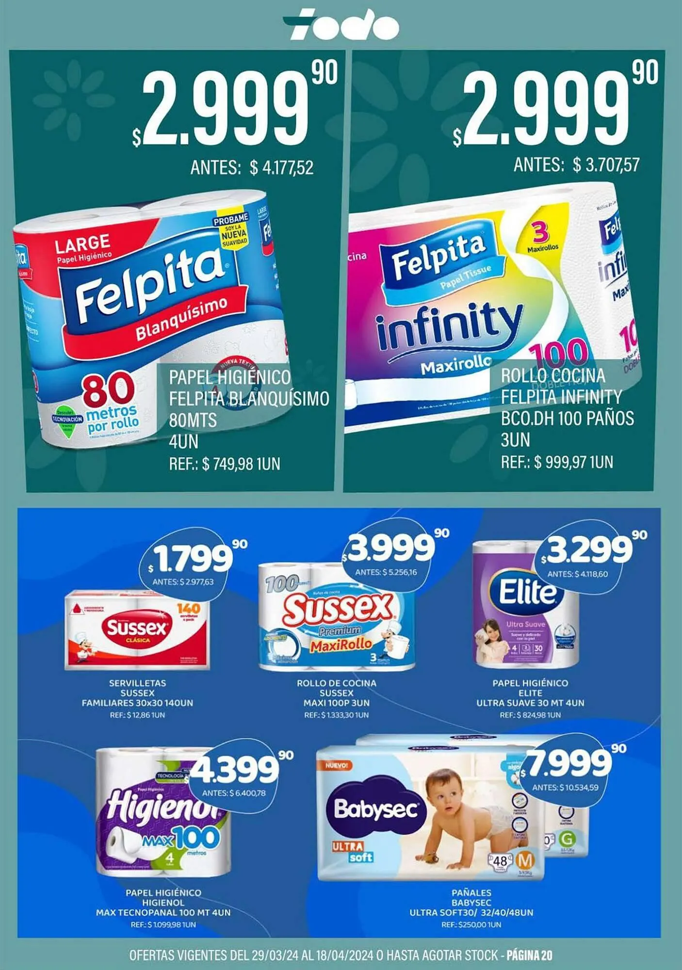 Ofertas de Catálogo Supermercados Todo 3 de abril al 18 de abril 2024 - Página 20 del catálogo