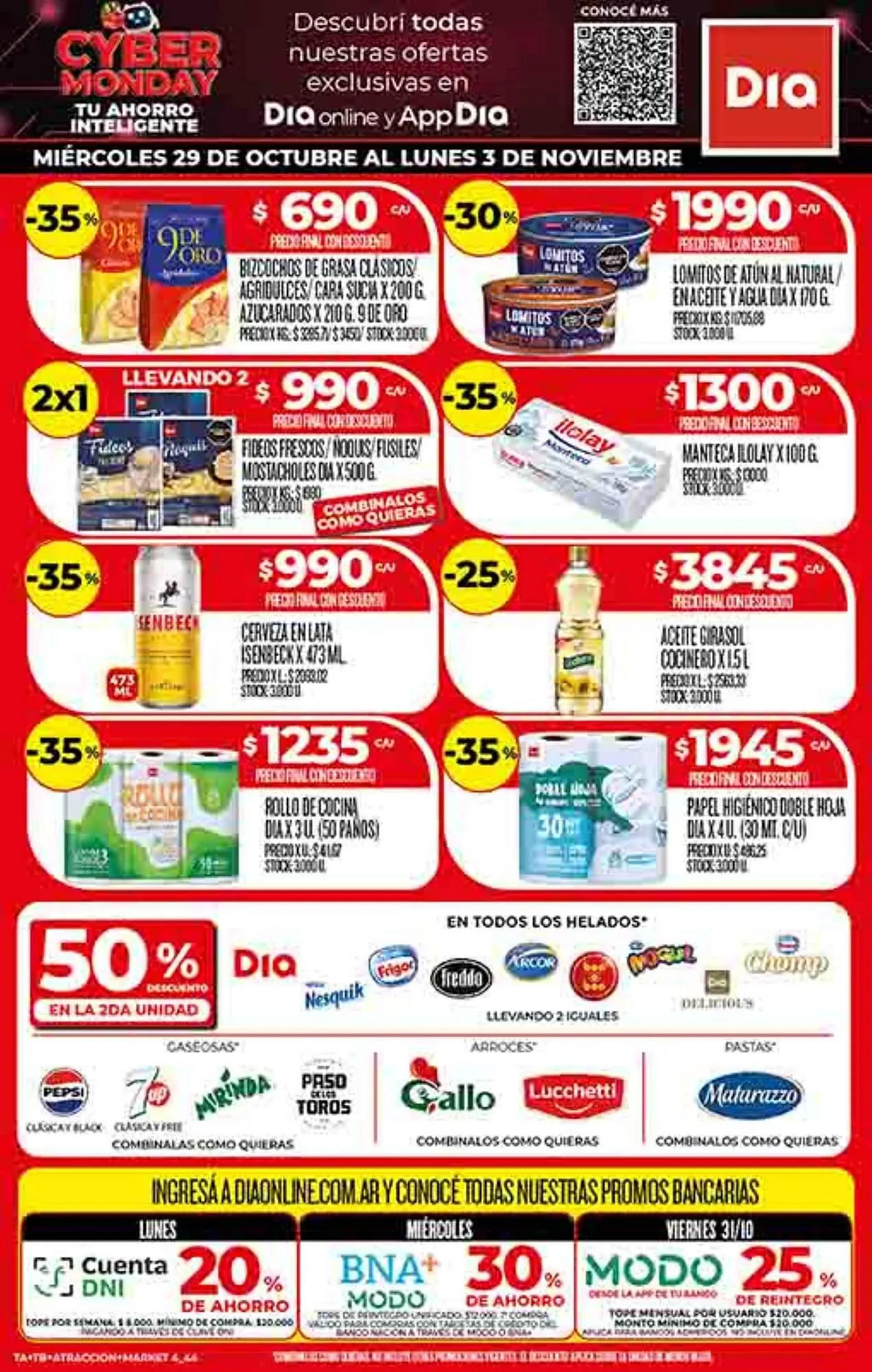Ofertas de Folleto Supermercados DIA 28 de octubre al 3 de noviembre 2025 - Página 1 del catálogo