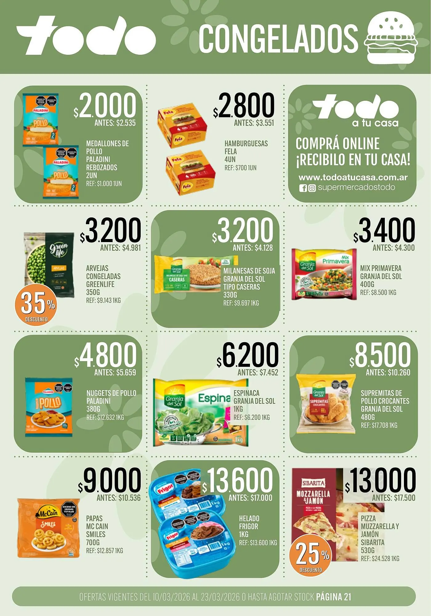 Ofertas de Catálogo Supermercados Todo 10 de marzo al 23 de marzo 2026 - Página 21 del catálogo