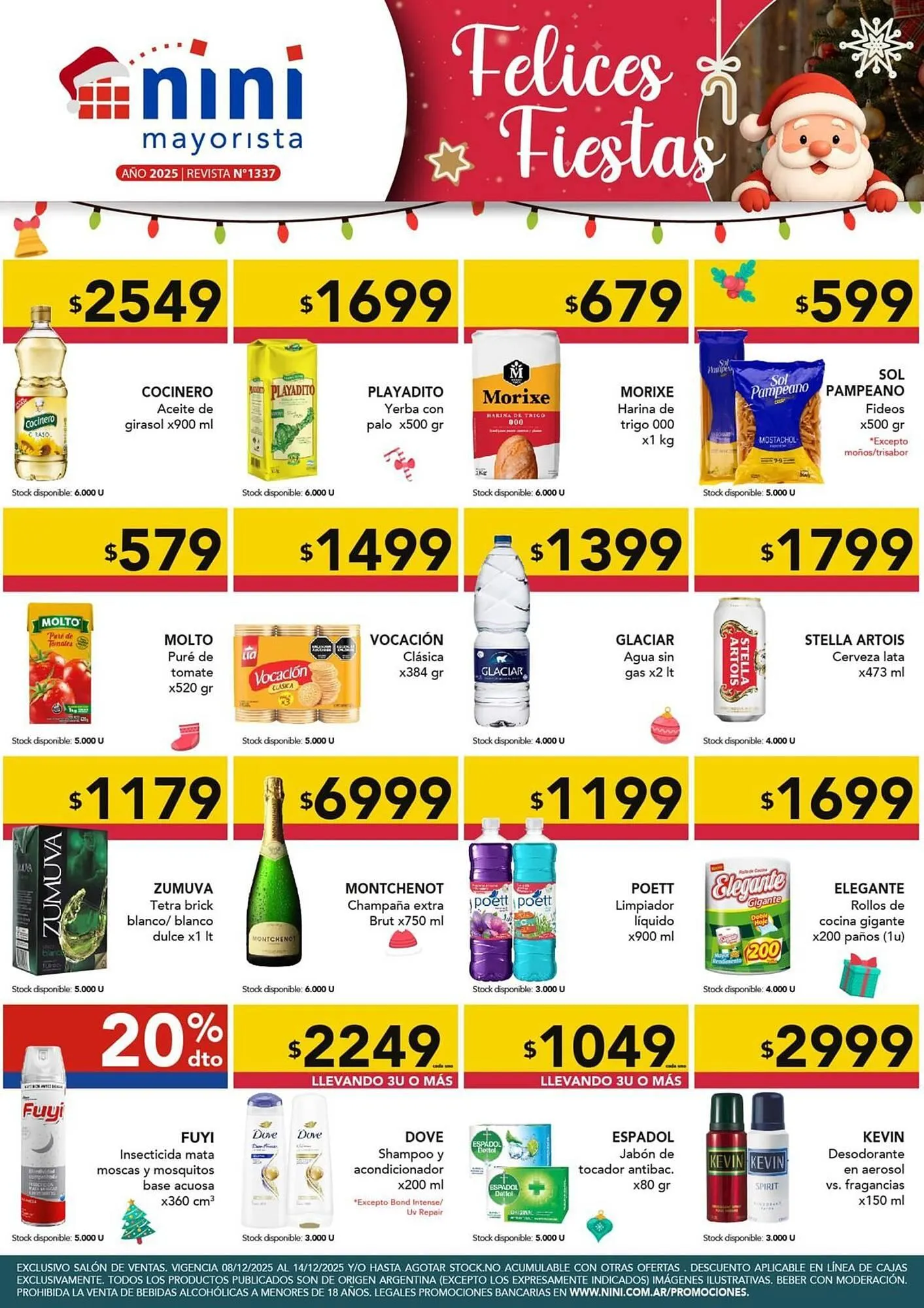 Ofertas de Catálogo Nini Mayorista 8 de diciembre al 14 de diciembre 2025 - Página 1 del catálogo