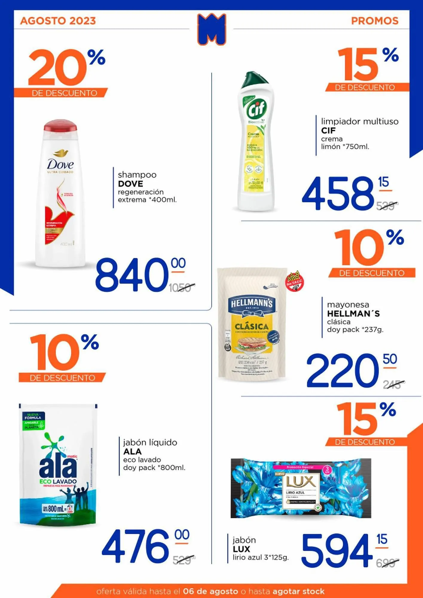 Ofertas de Catálogo Supermercados Monarca 4 de agosto al 31 de agosto 2023 - Página 10 del catálogo