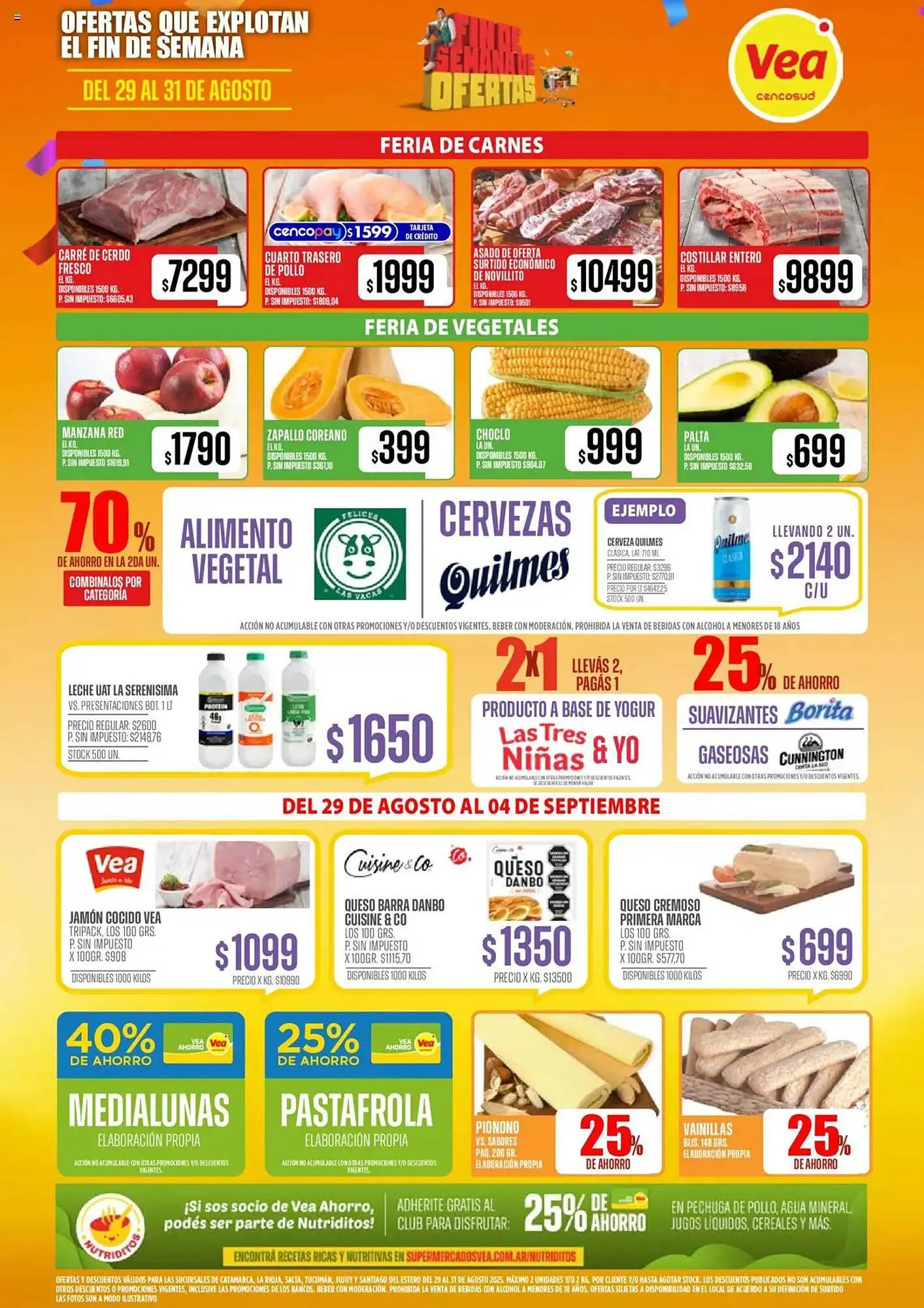 Ofertas de Catálogo Supermercados Vea 29 de agosto al 31 de agosto 2025 - Página 2 del catálogo