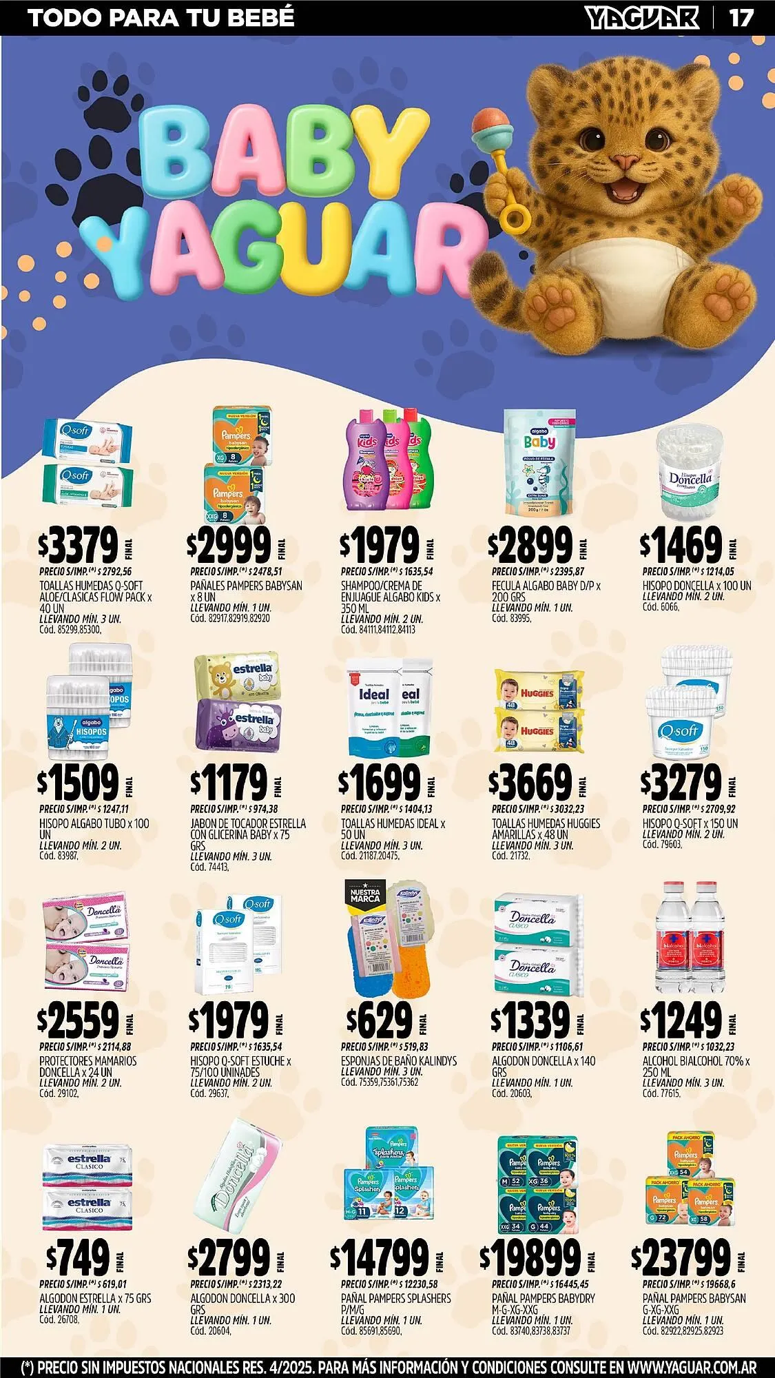 Ofertas de Catálogo Supermercados Yaguar 27 de octubre al 2 de noviembre 2025 - Página 17 del catálogo