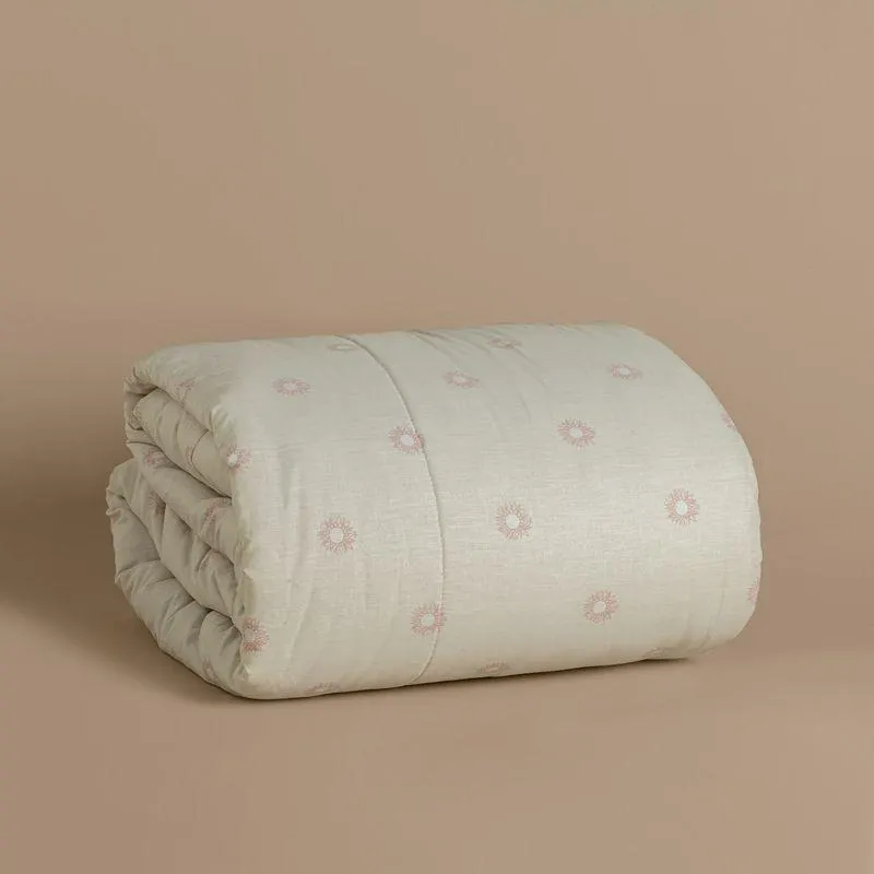 Acolchado Twin Size Reversible Sol Fresh