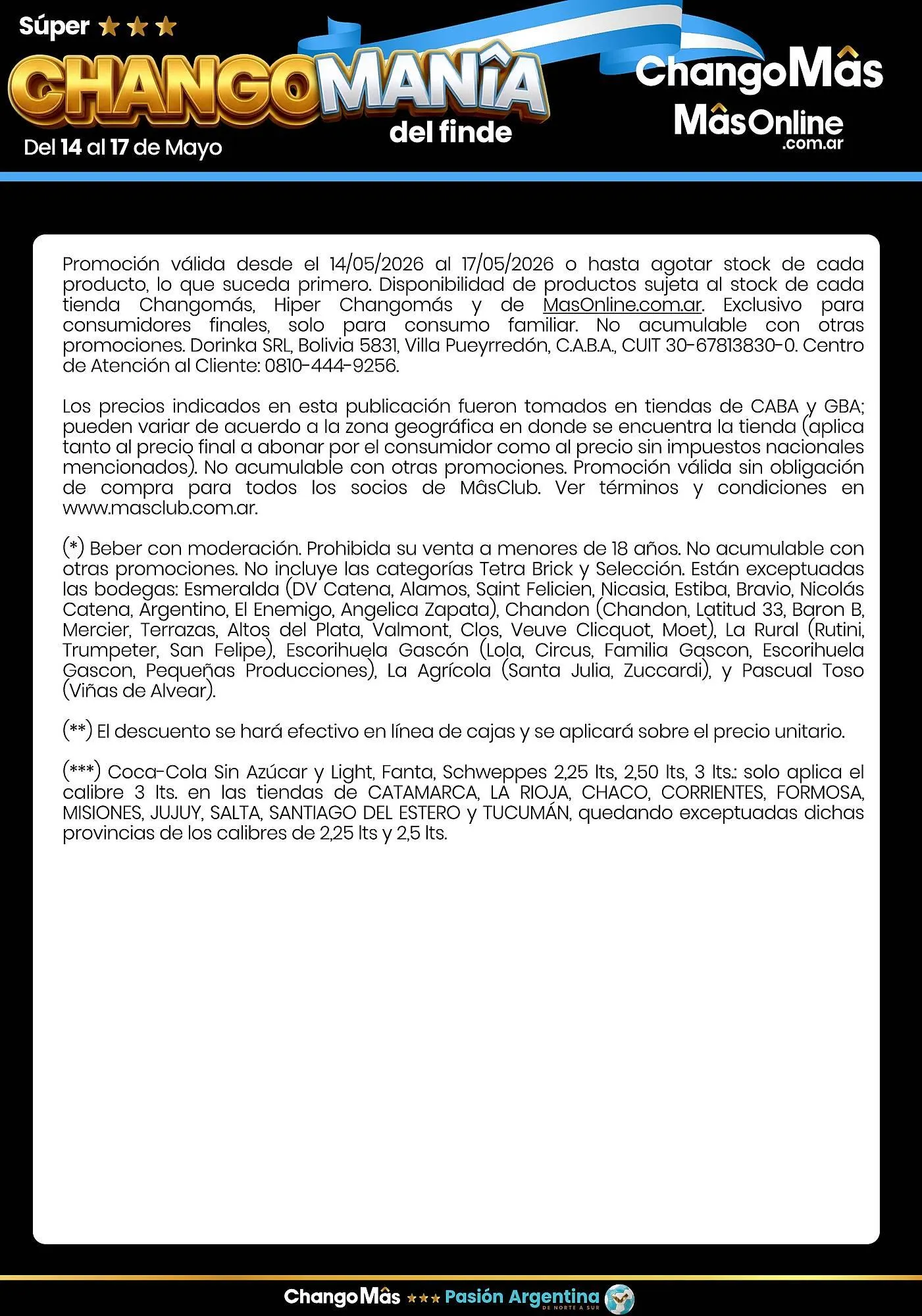 Ofertas de Catálogo Changomas 15 de mayo al 17 de mayo 2026 - Página 5 del catálogo