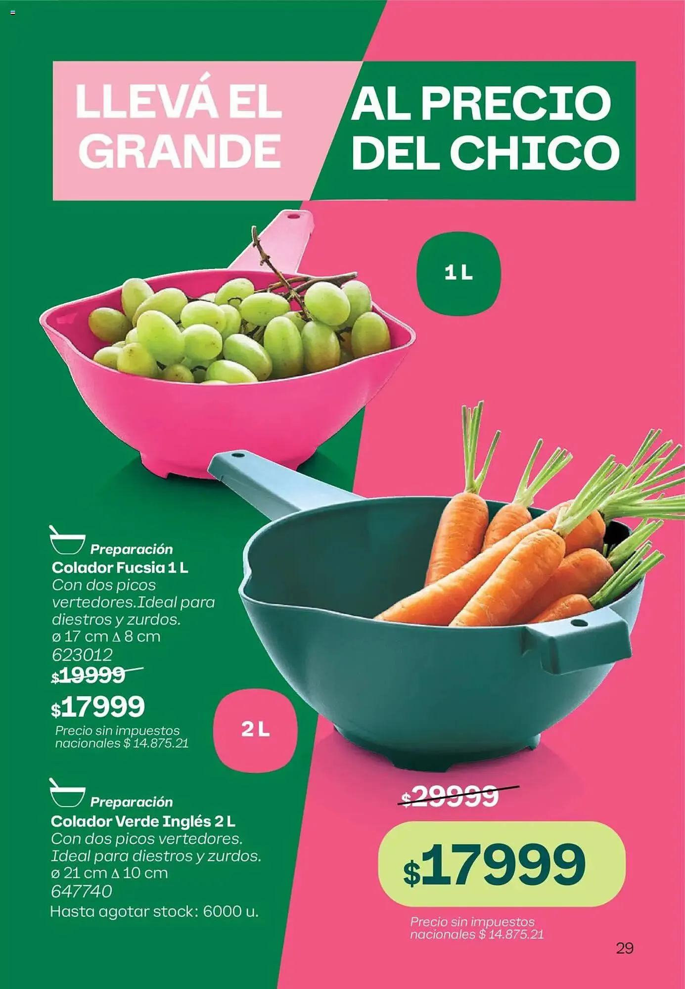 Ofertas de Catálogo Tupperware 23 de julio al 6 de agosto 2025 - Página 30 del catálogo
