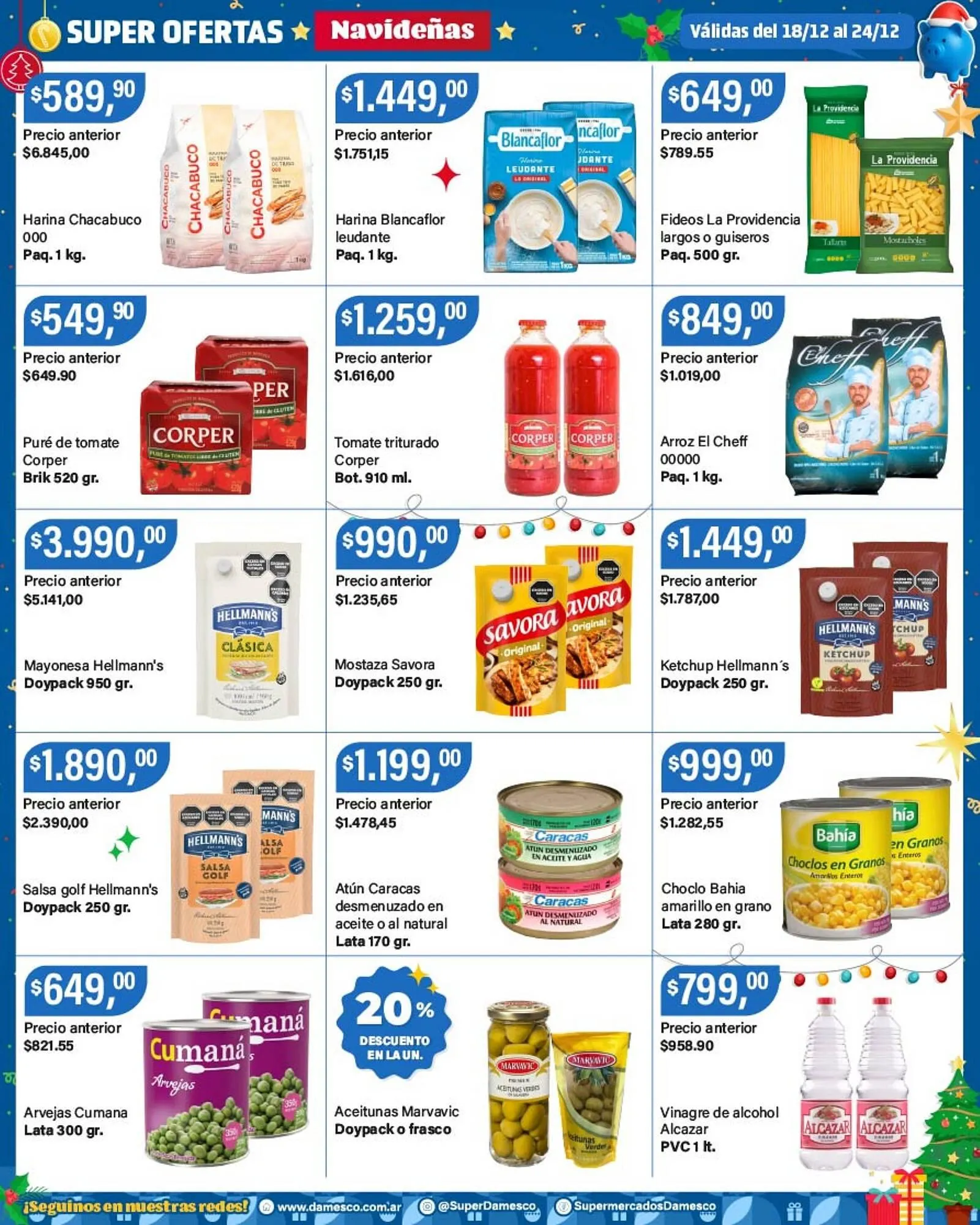 Ofertas de Catálogo Supermercados Damesco 18 de diciembre al 24 de diciembre 2025 - Página 3 del catálogo
