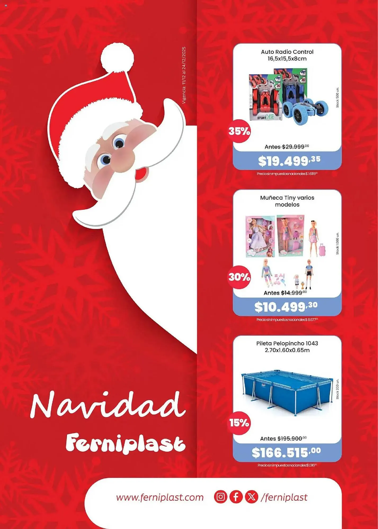 Ofertas de Catálogo Ferniplast 11 de diciembre al 24 de diciembre 2025 - Página 1 del catálogo