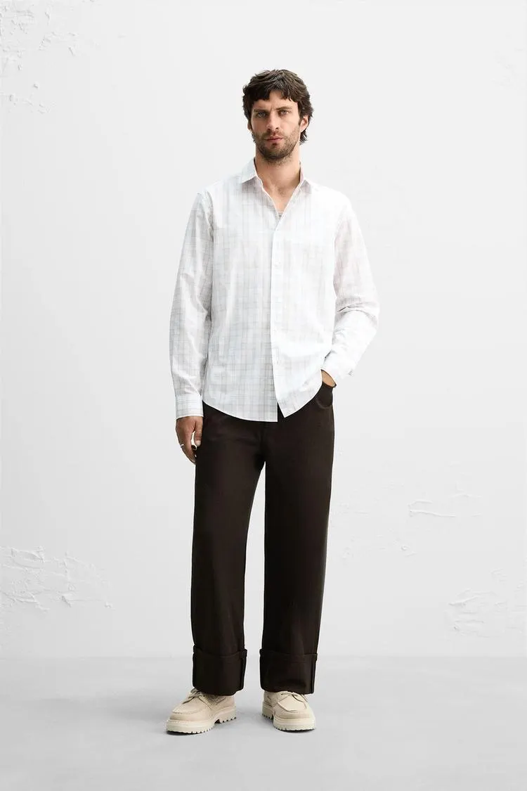 CAMISA SLIM FIT CUADROS